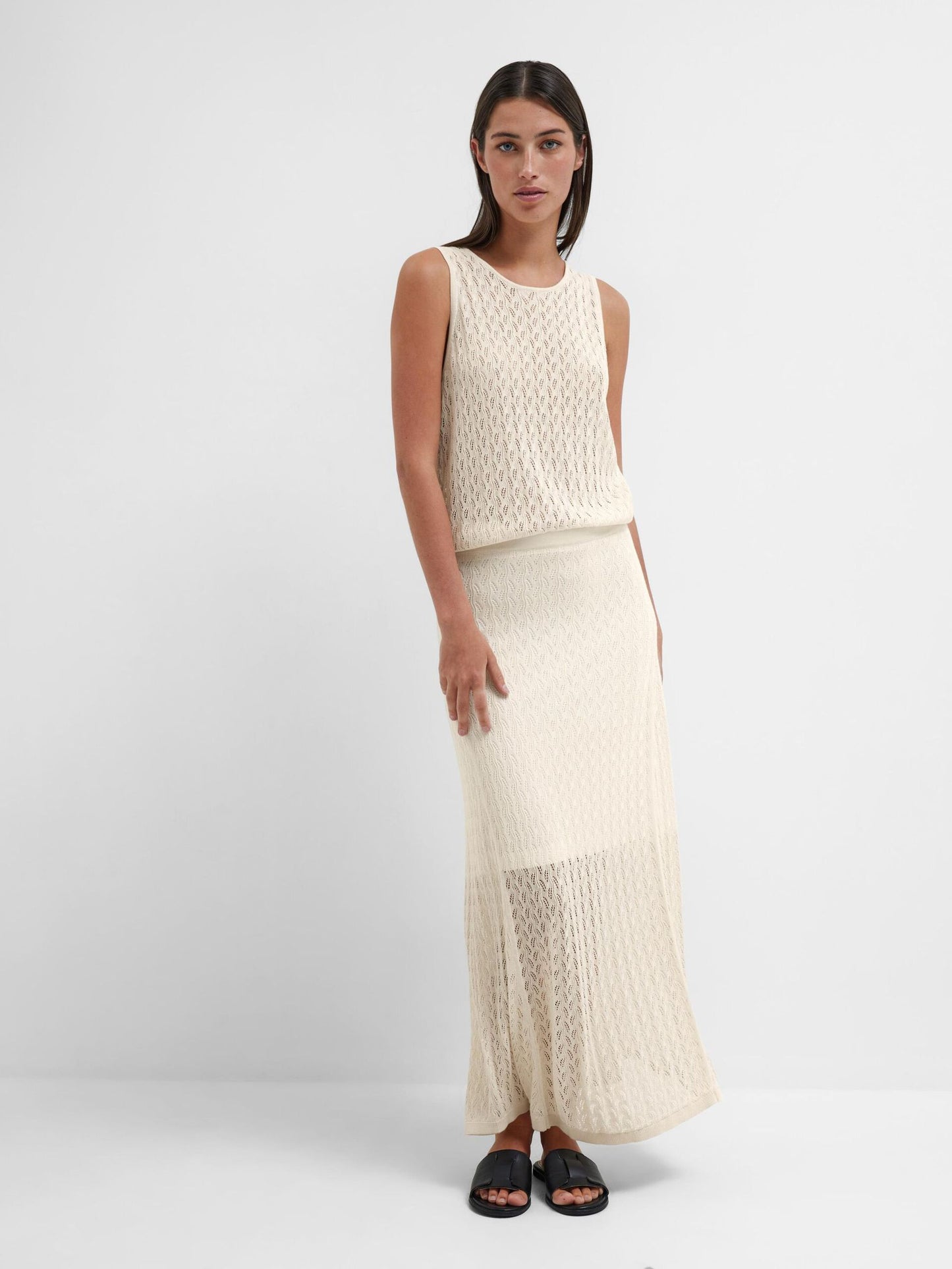 Selected Femme Knit Top - Birch