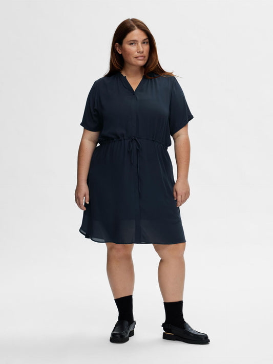 Selected Femme Shirt Dress - Dark Sapphire