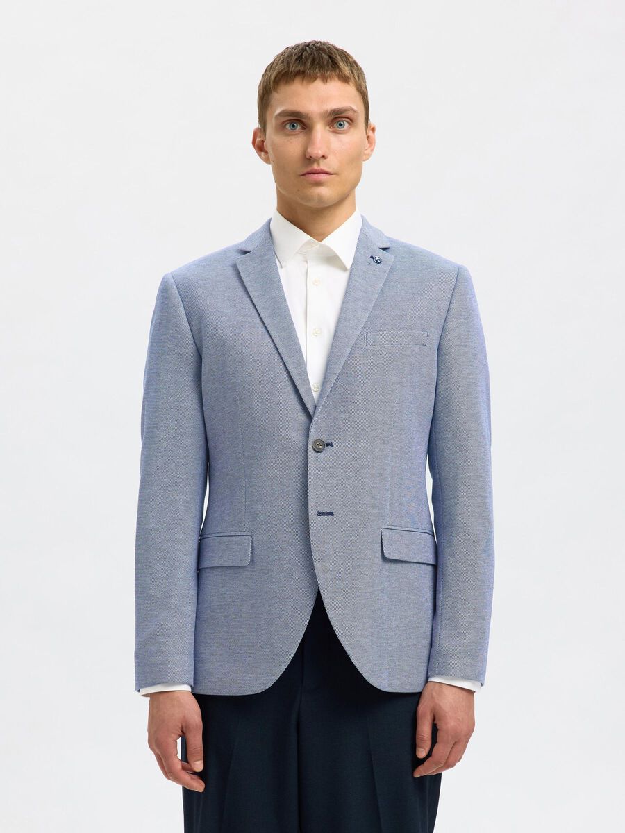 Selected Homme Alvin Blazer - Chambray Blue