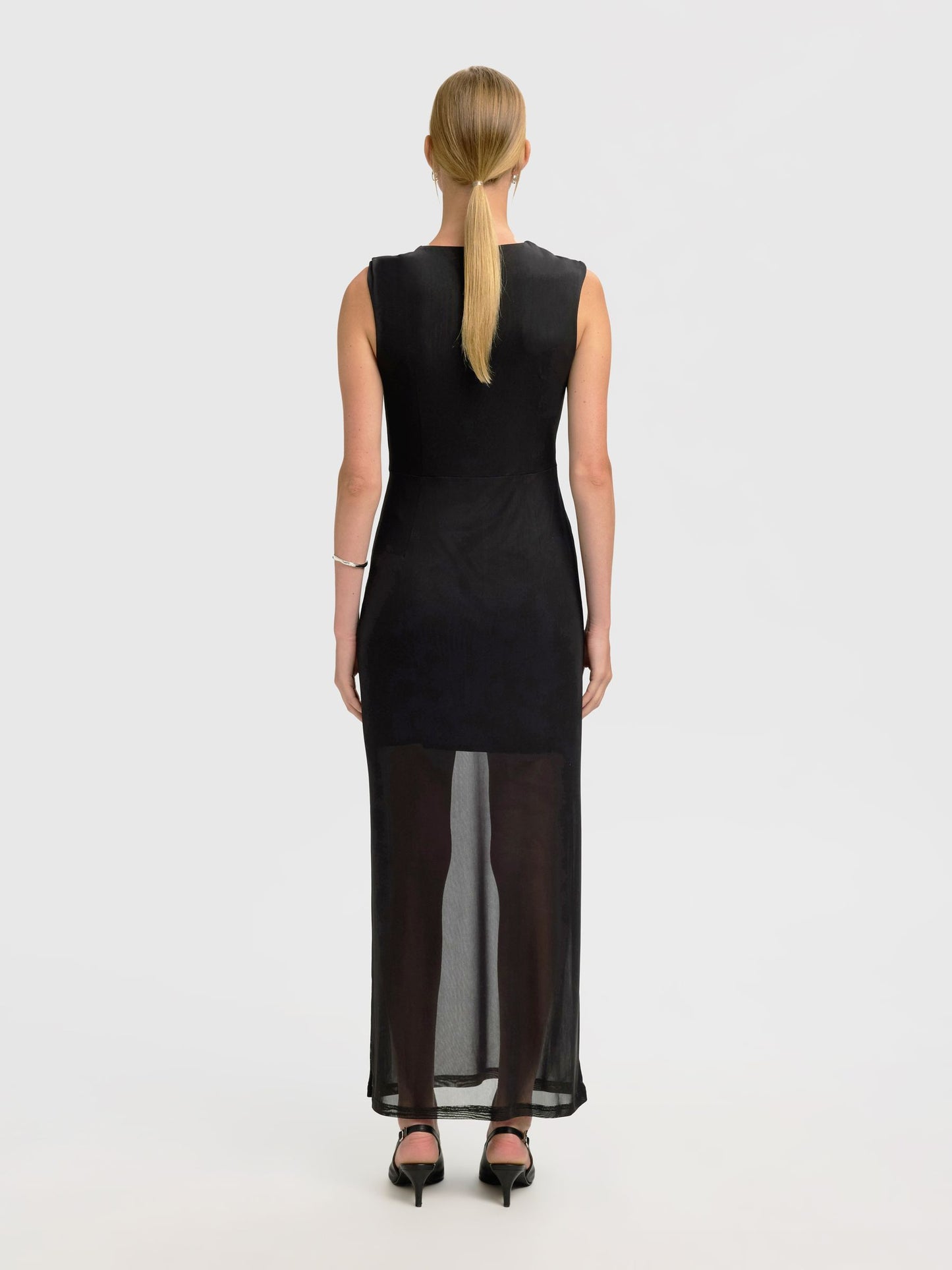 Selected Olga Slim Ankle Dress - Black