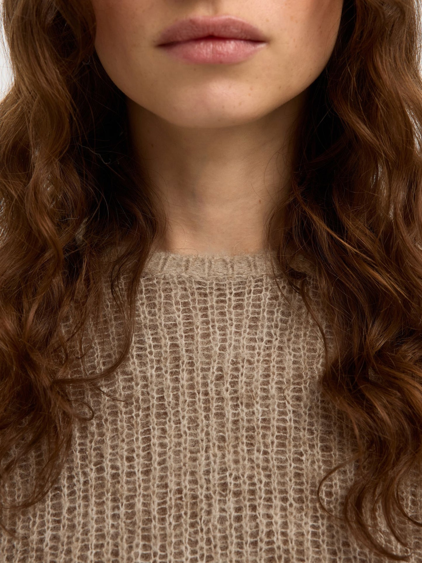 Selected Loose Knit Pullover - Birch