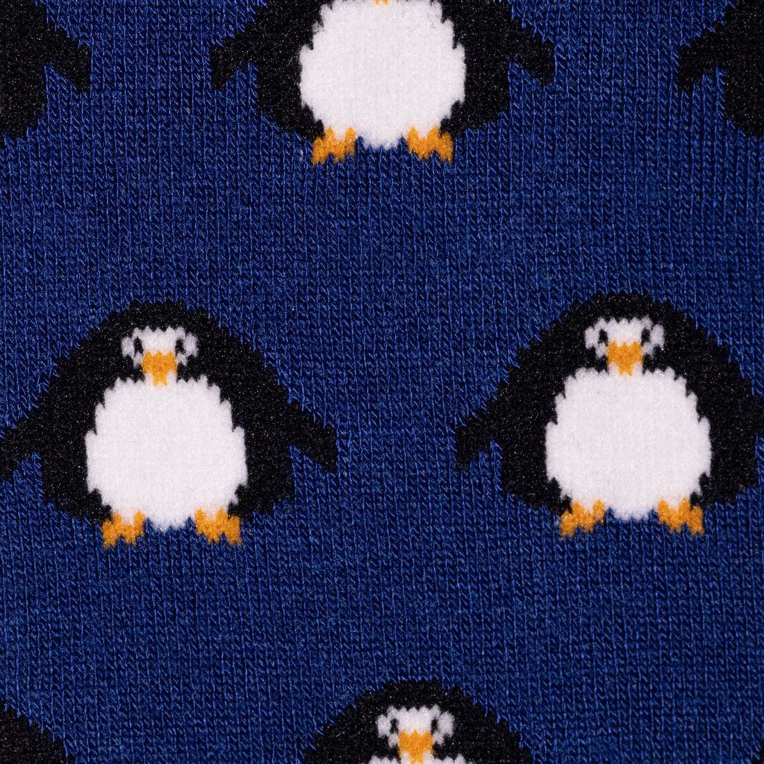 Swole Panda Bamboo Socks - Navy Penguin