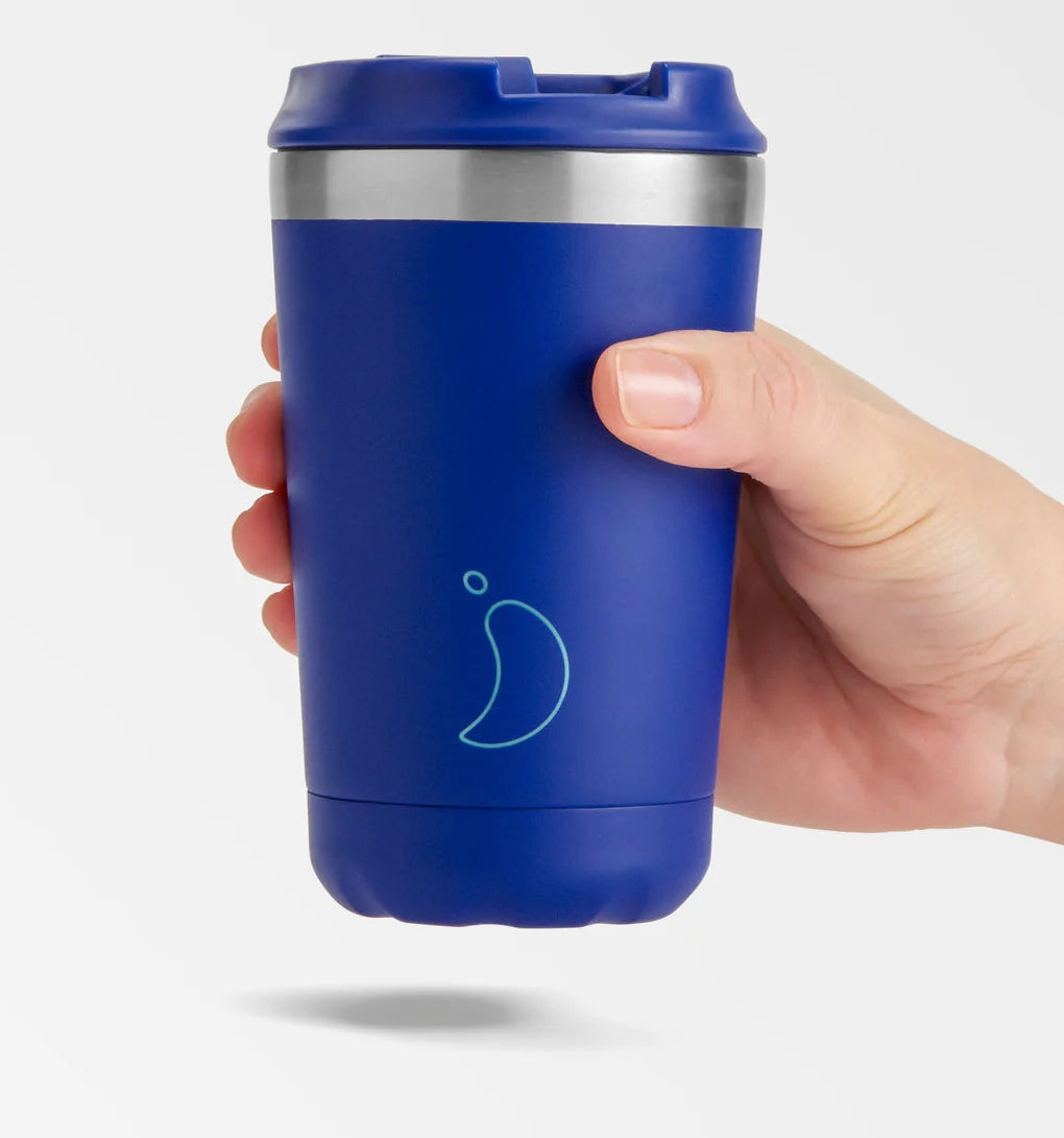 Chilly's 340ml Coffe Cup - Matte Blue