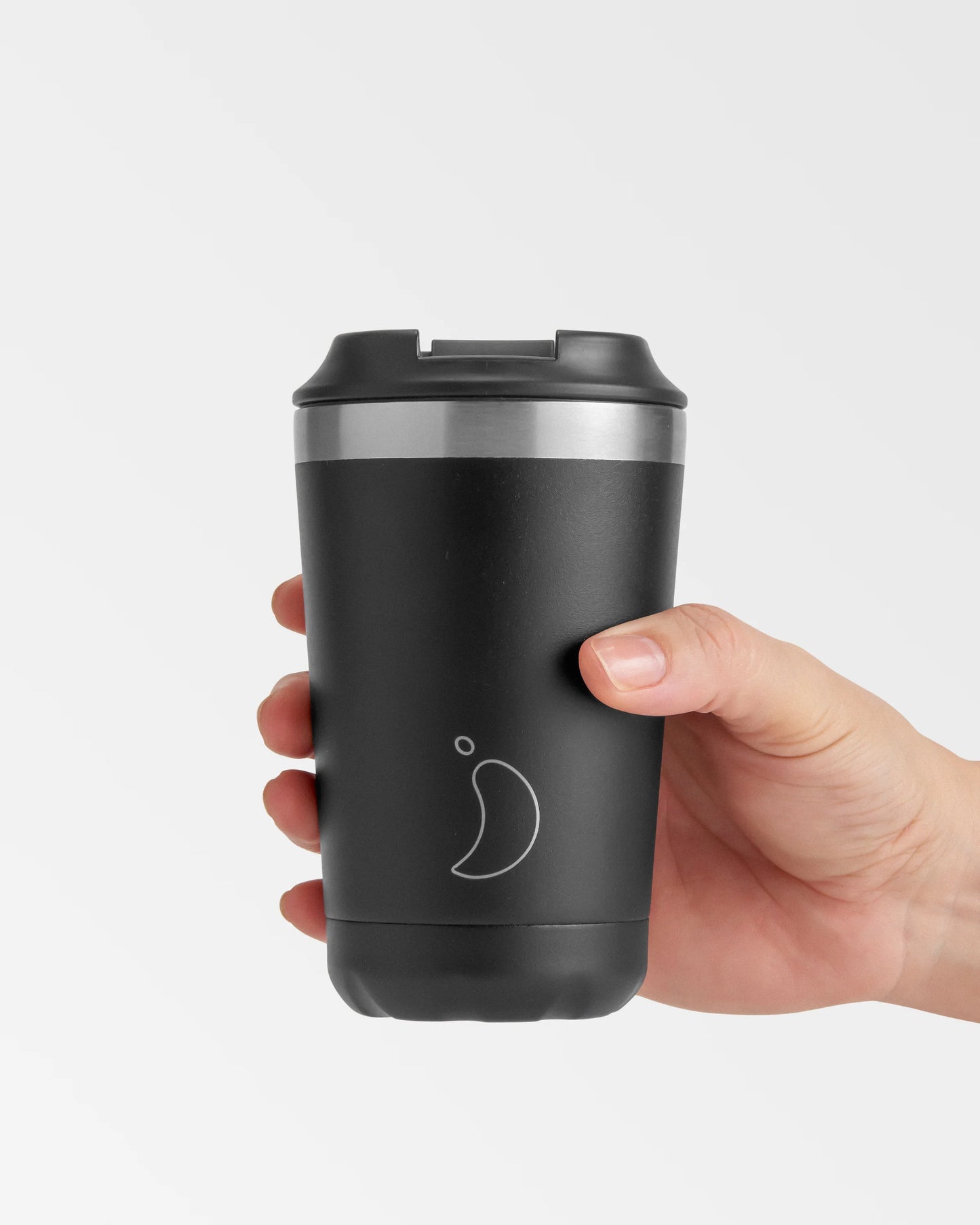 Chilly's 340ml Coffee Cup - Mono Black