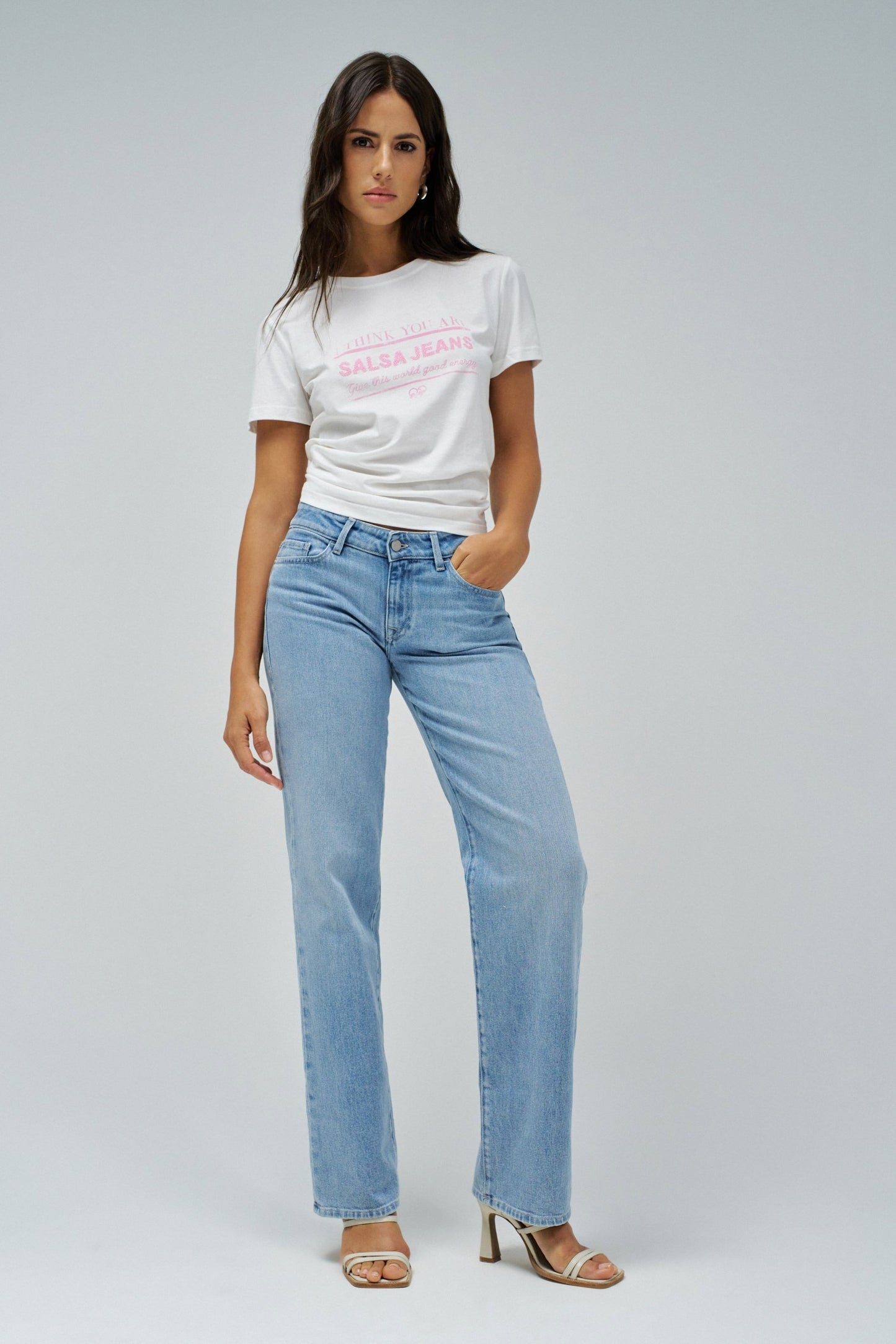 Salsa Printed T-Shirt - White