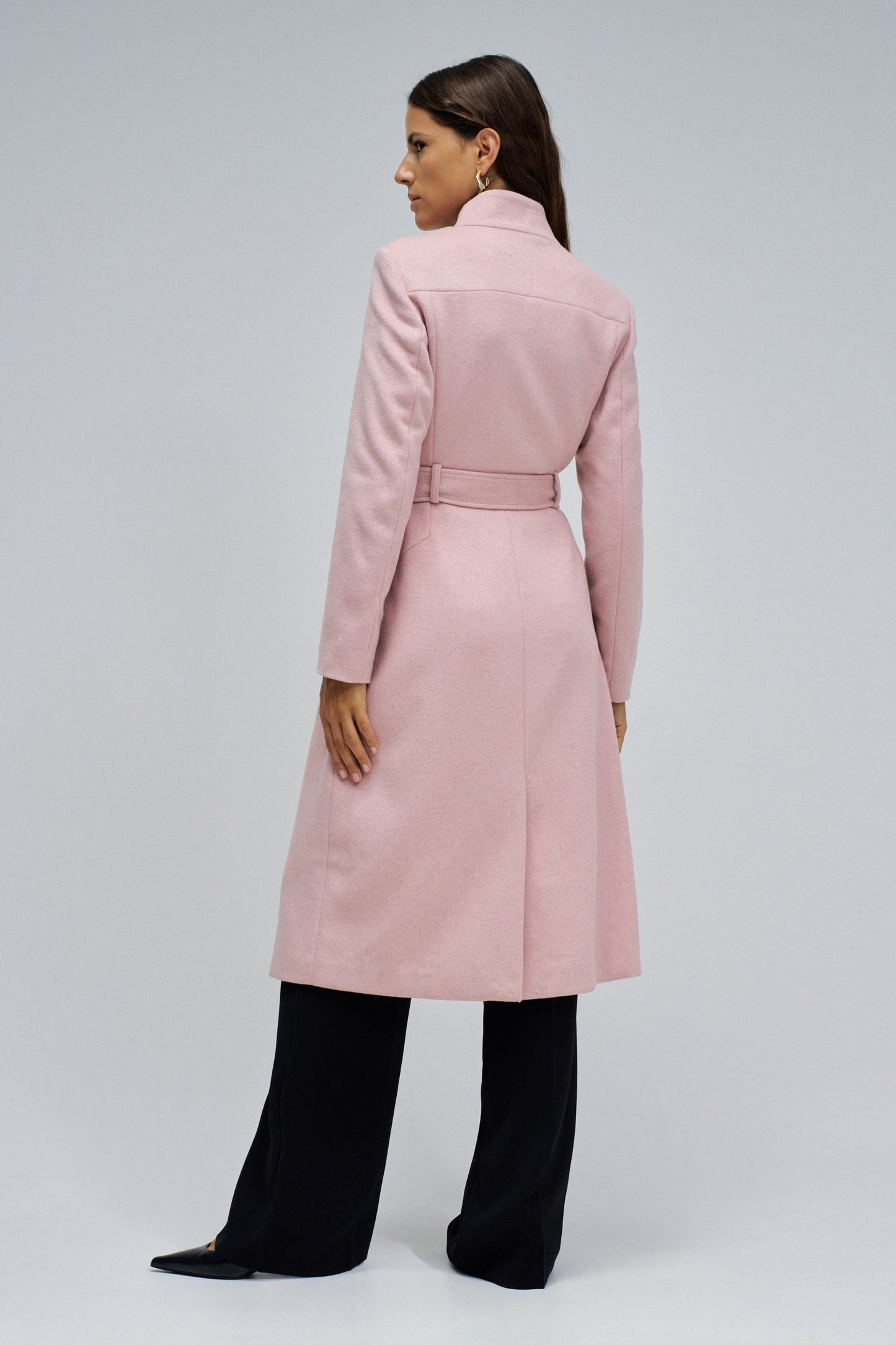 Salsa Jean Wool Coat - Pink