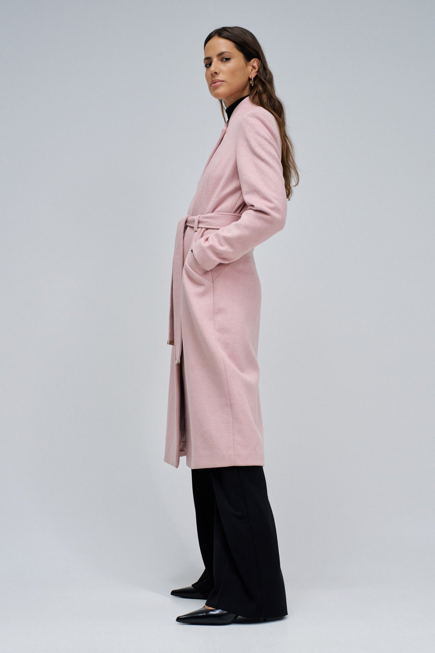 Salsa Jean Wool Coat - Pink