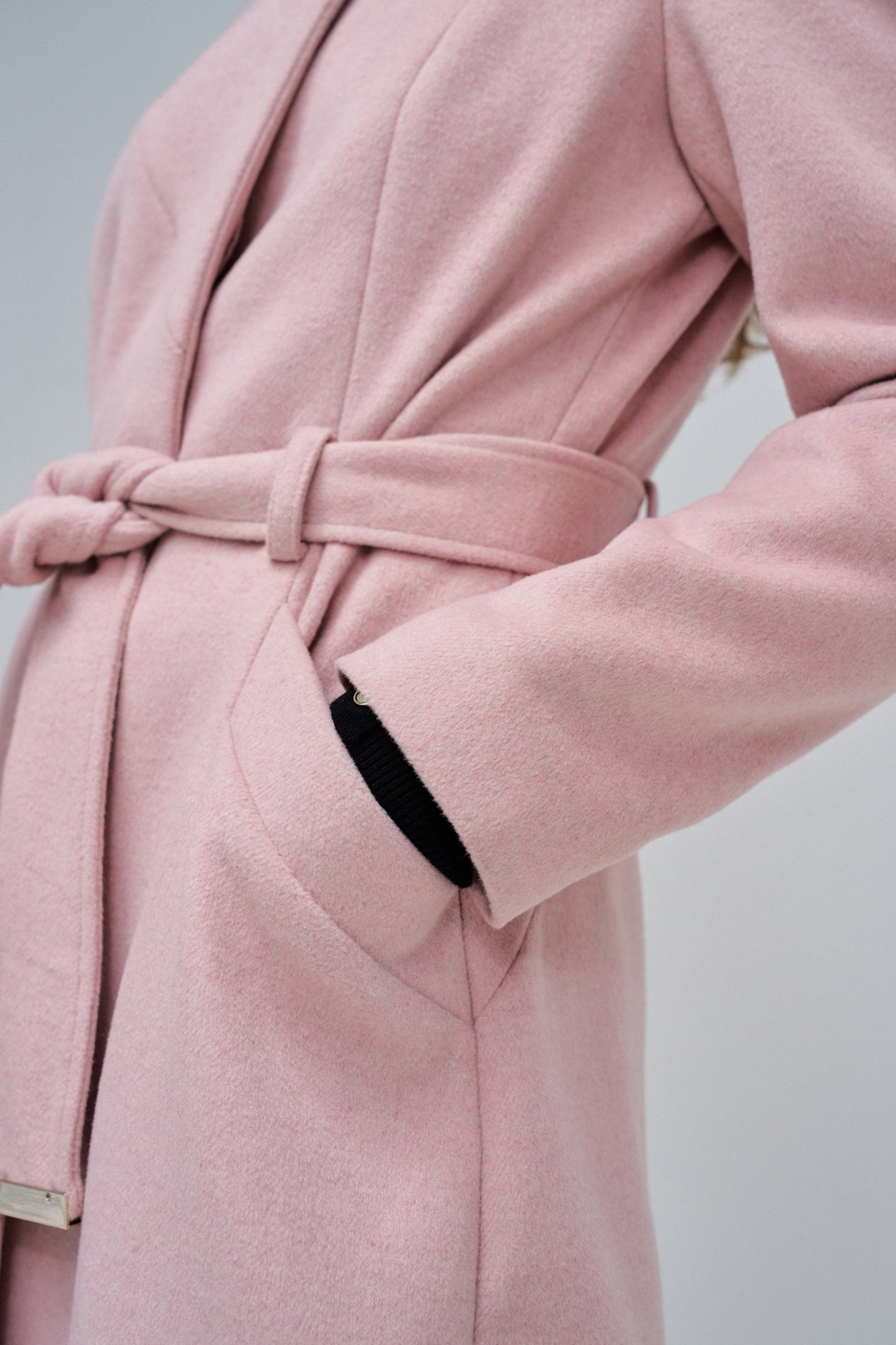 Salsa Jean Wool Coat - Pink