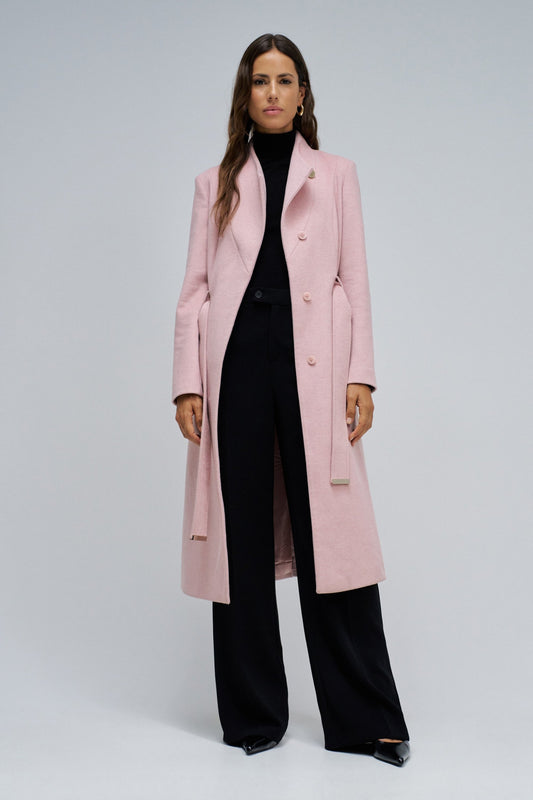 Salsa Jean Wool Coat - Pink