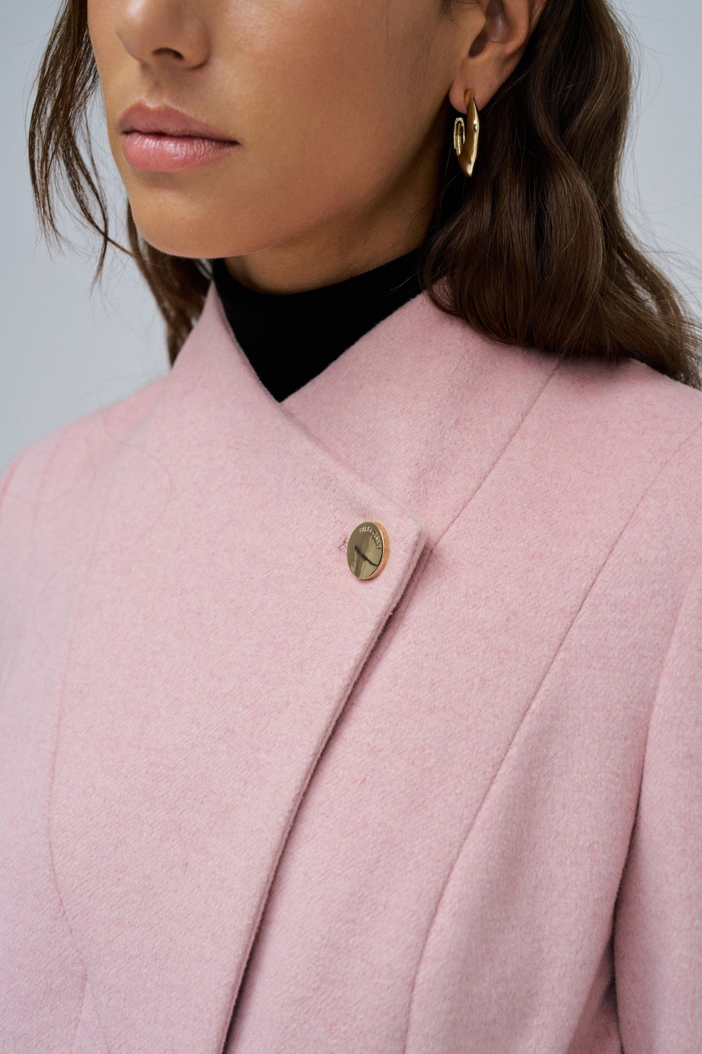 Salsa Jean Wool Coat - Pink