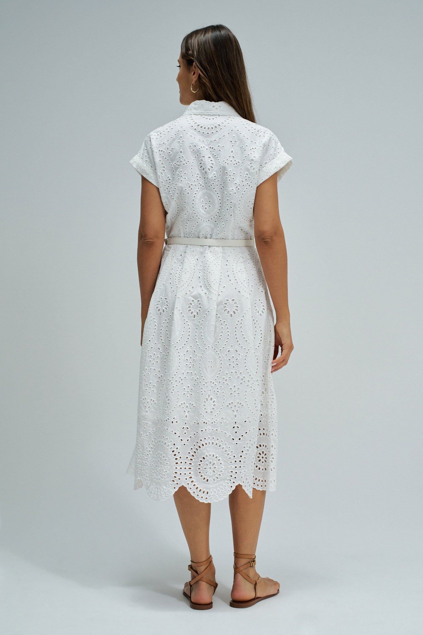 Salsa Jeans Embrodiery Dress - White