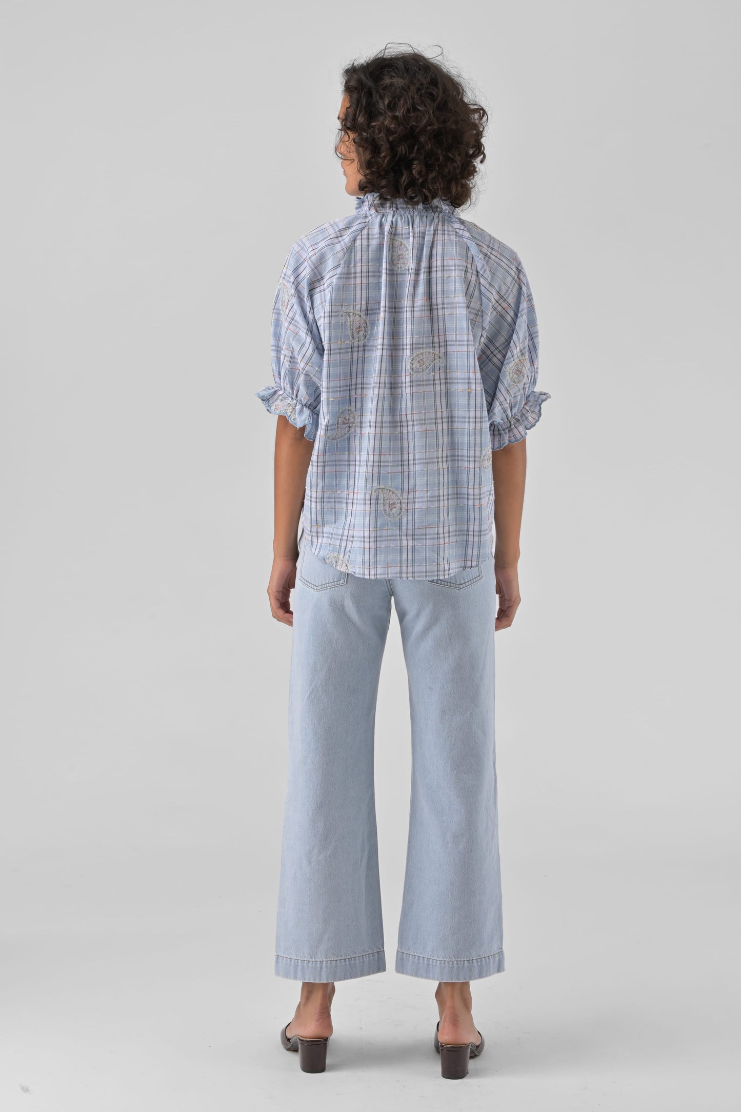 ORFEO Clery Check Shirt - Blue