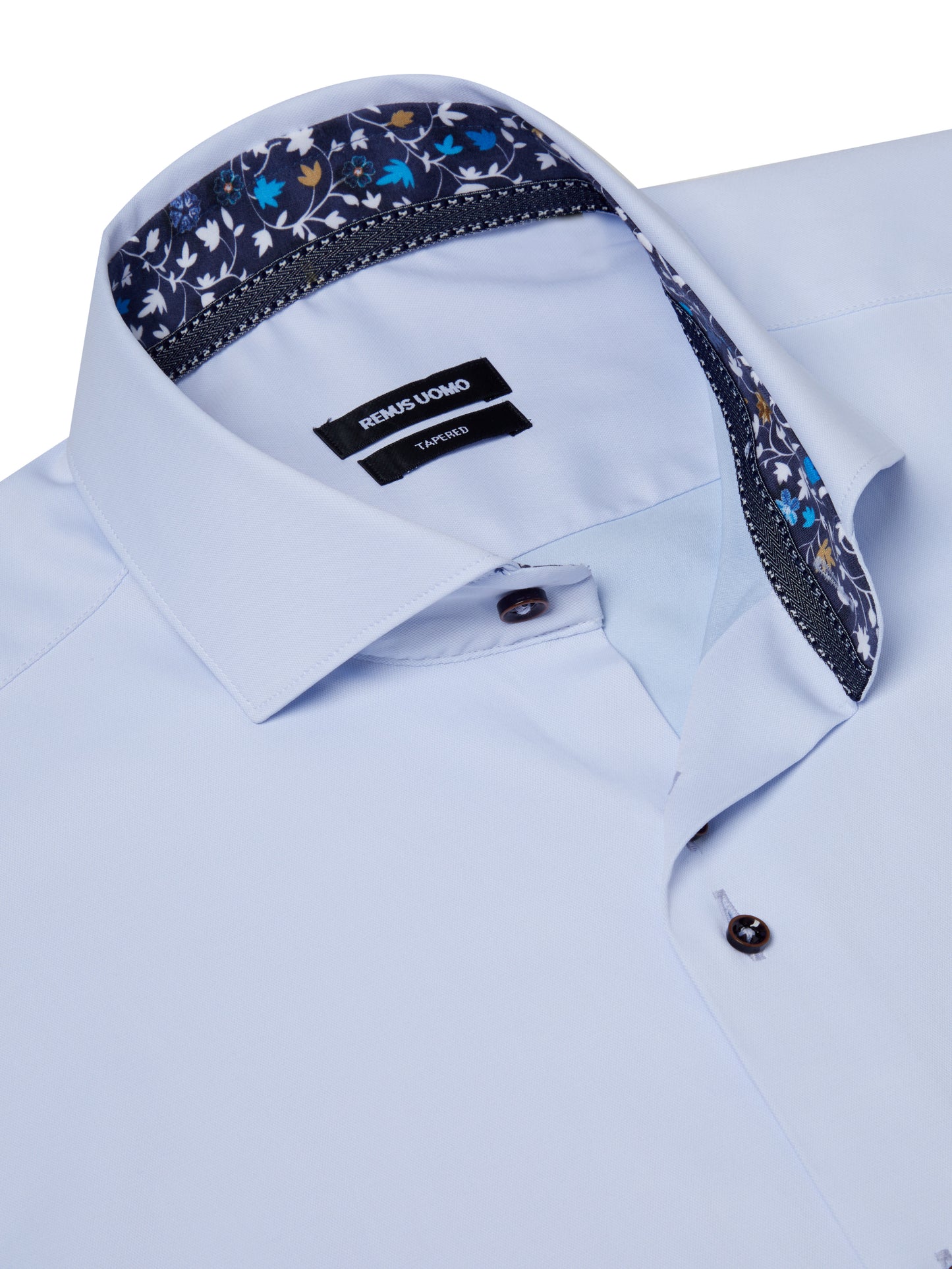 Remus Uomo Frank Tapered Seville Shirt - Light Blue