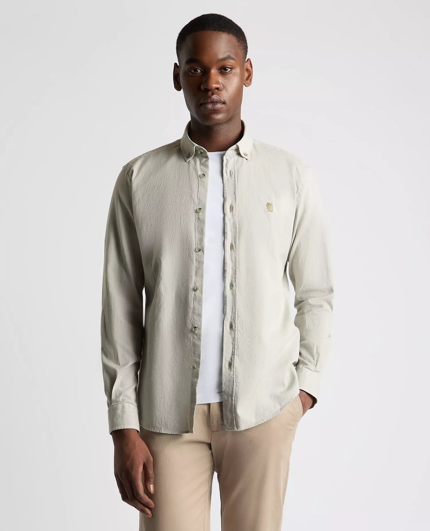 Remus Uomo Parker Tappered Shirt - Light Green