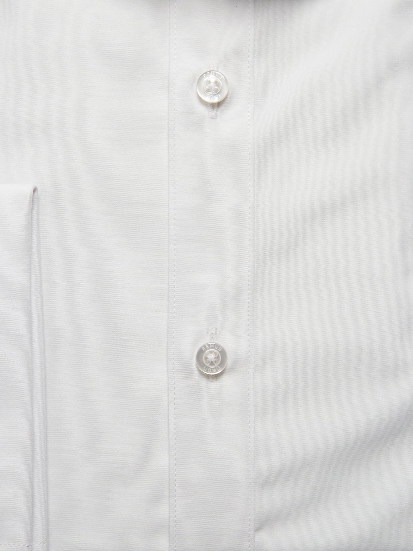 Remus Uomo Seville Parker Double Cuff Shirt - White
