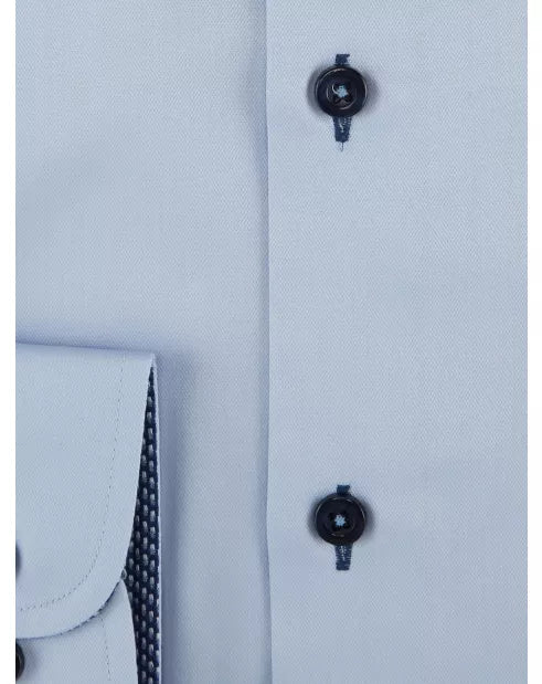 Remus Uomo Ashton Classic Slim Shirt - Blue