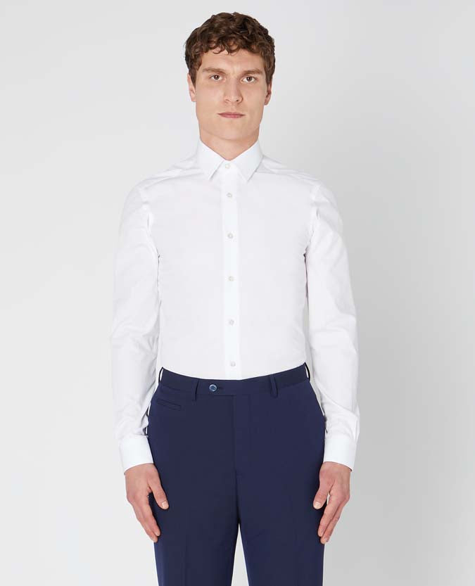 Remus Uomo Ashton Slim Fit Shirt - White