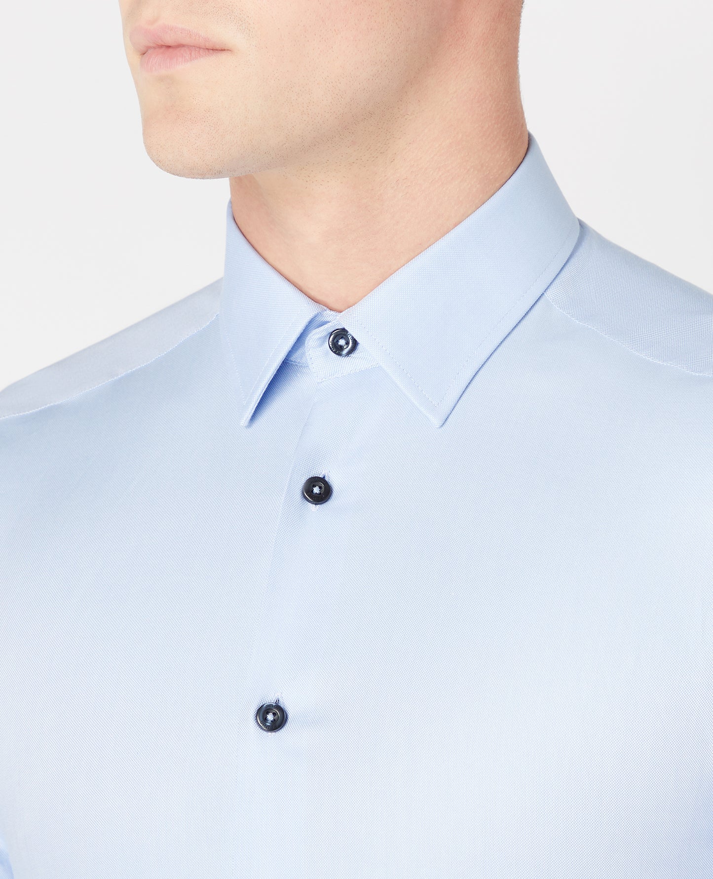 Remus Uomo Rome Ashton Slim Shirt - Sky Blue