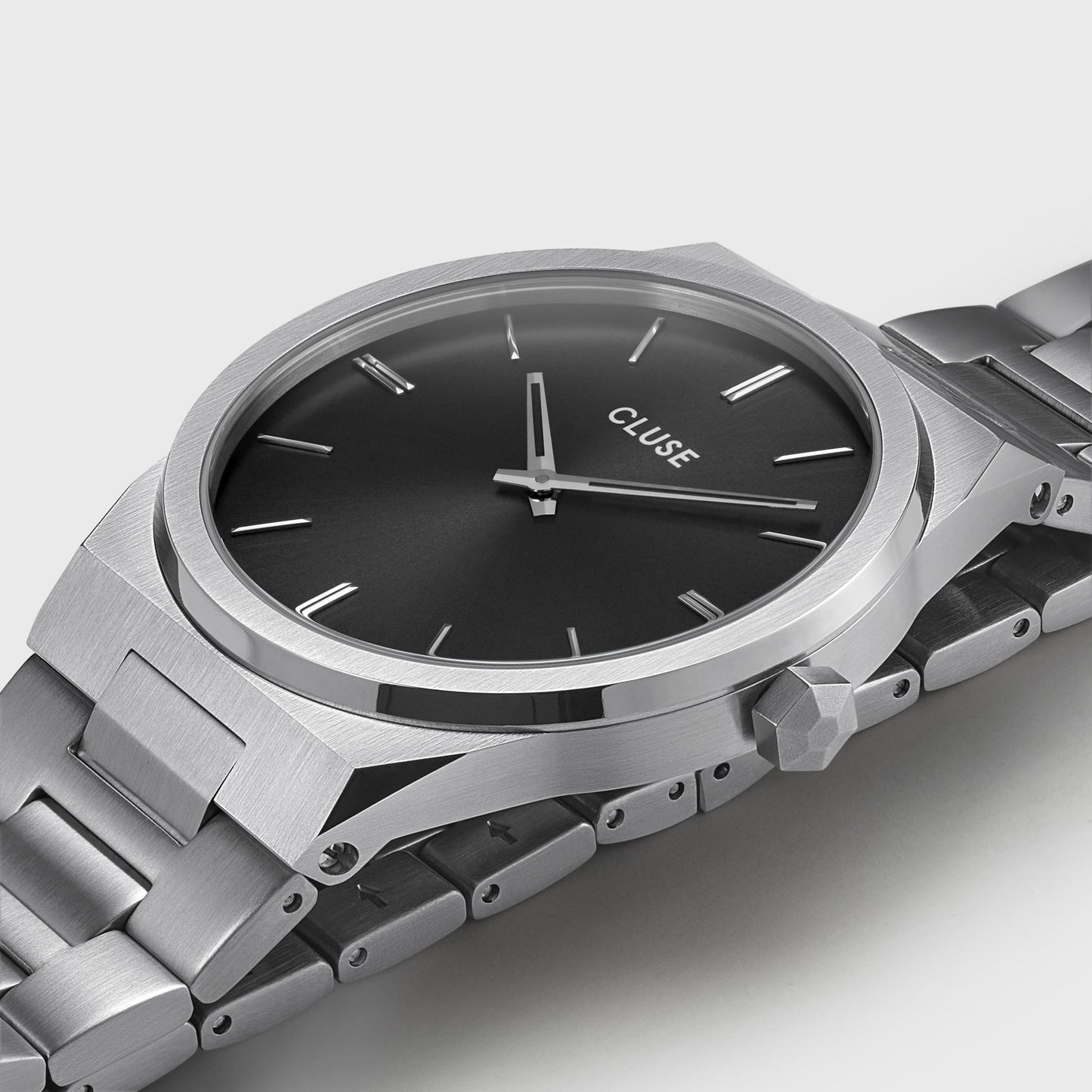 Cluse Vigoureux Steel Black - Silver