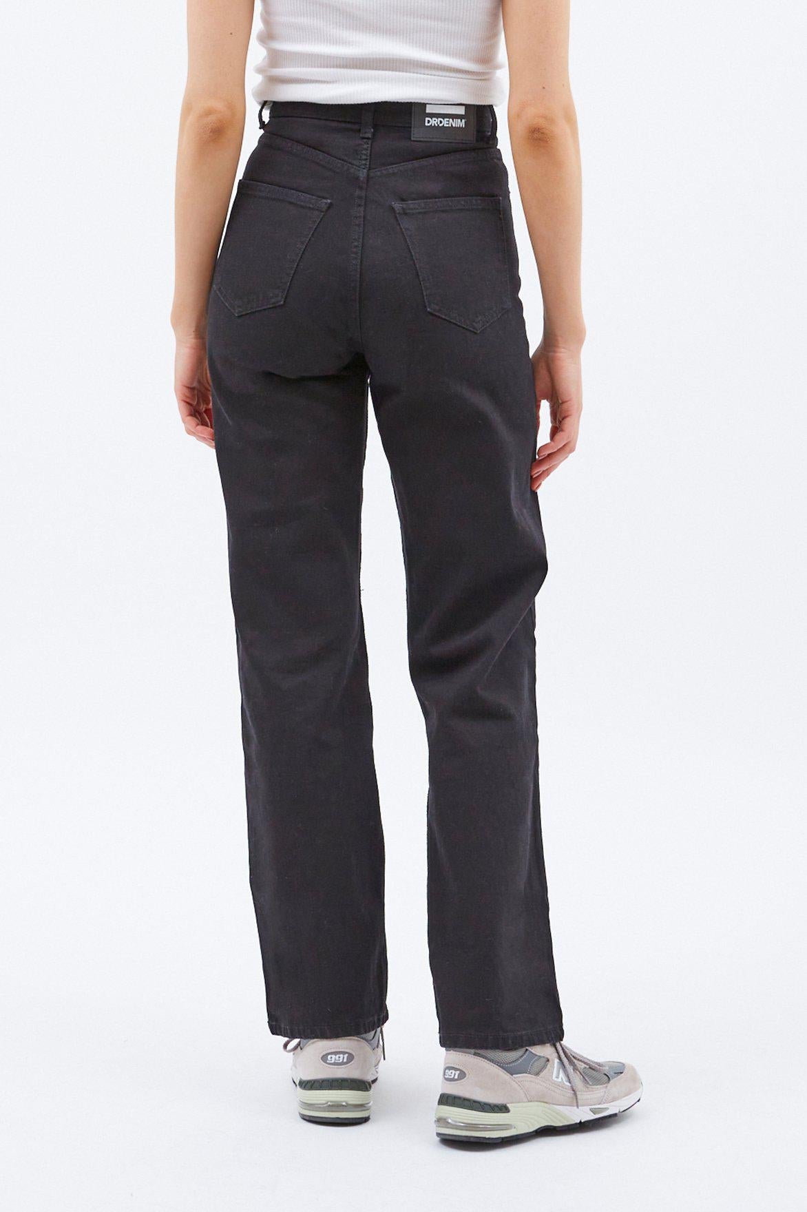 Dr.Denim Echo Black Straight Leg Jeans