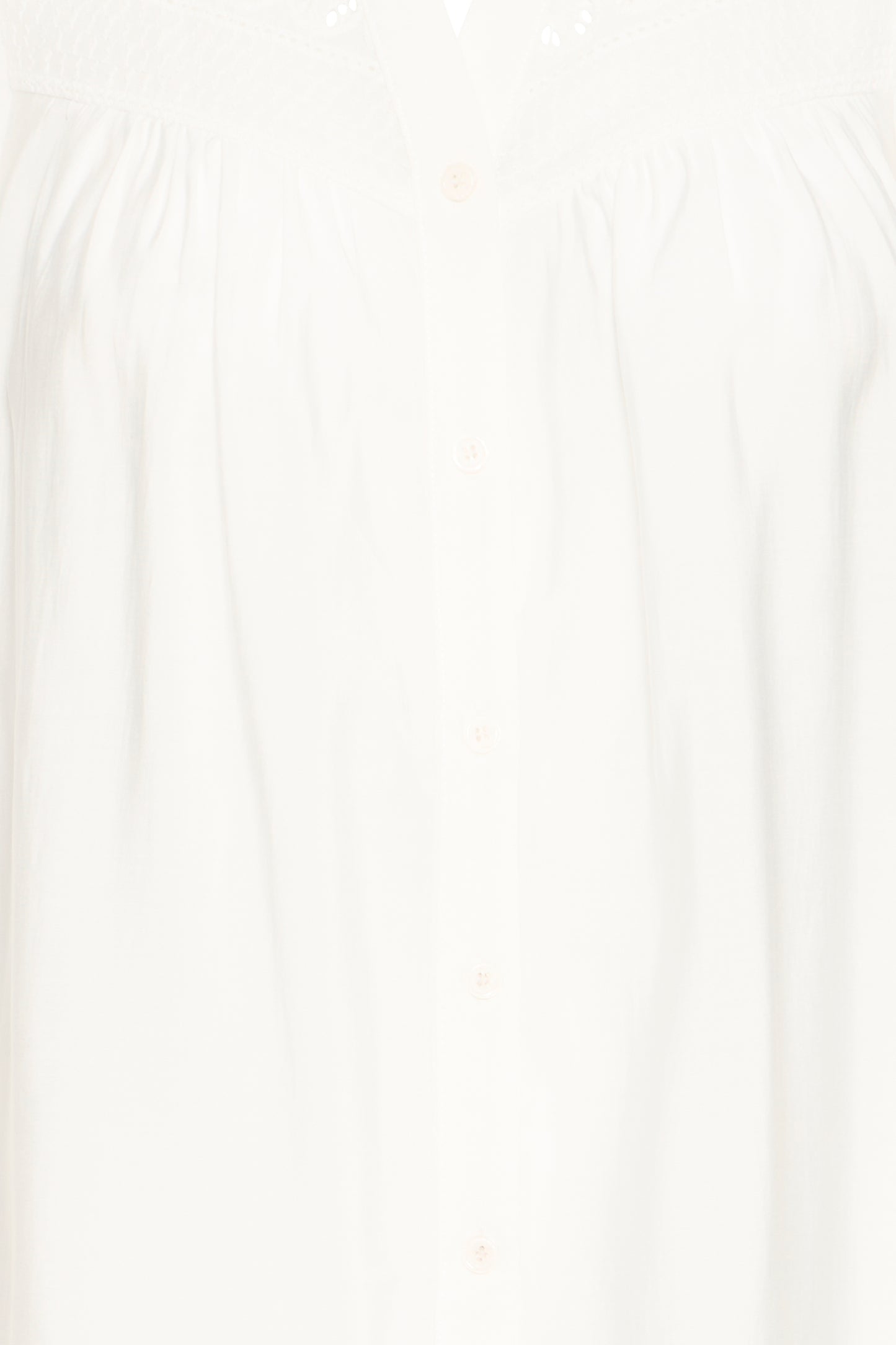 ICHI IHXLUELLA Short Sleeve Blouse - Cloud Dancer