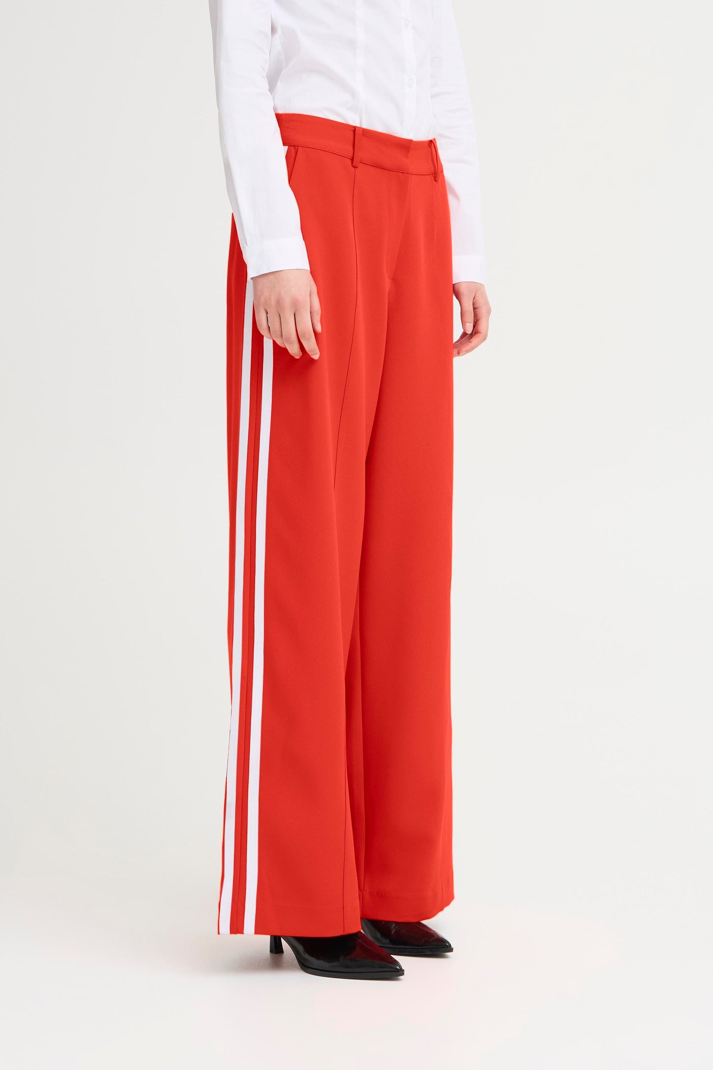 ICHI IHfolavi Tracksuit Trousers - Fiery Red