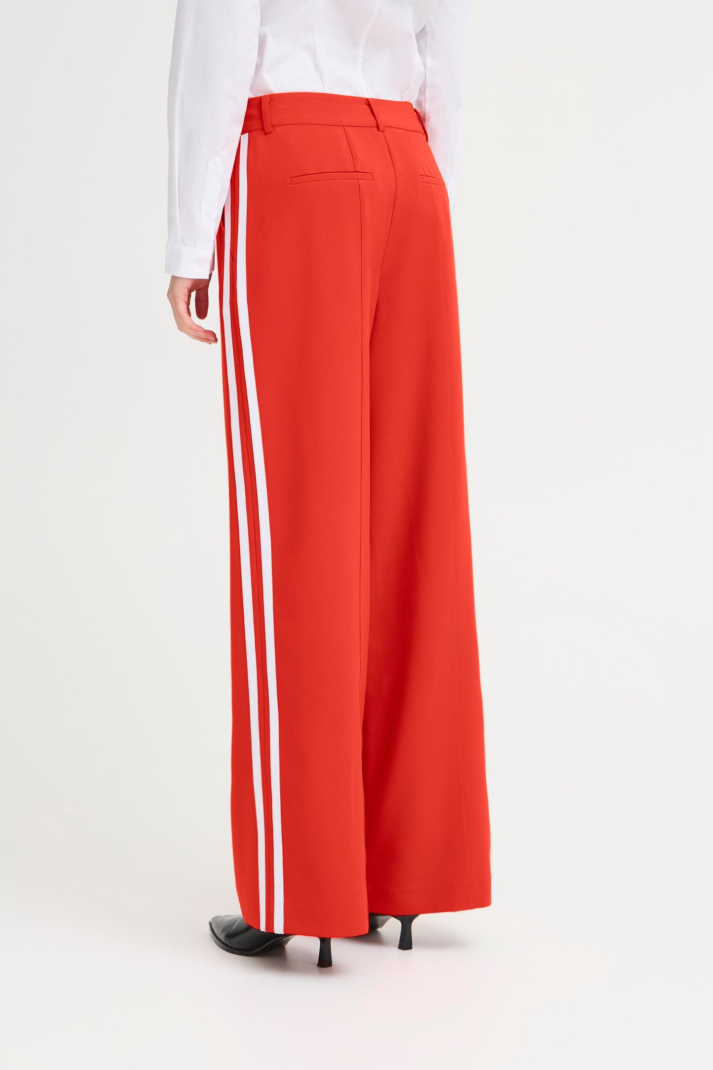 ICHI IHfolavi Tracksuit Trousers - Fiery Red
