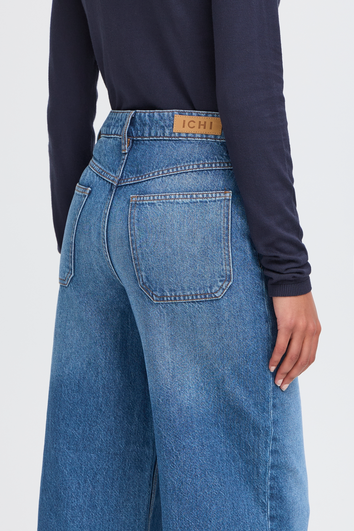 ICHI IHpamala Wide Leg Jean