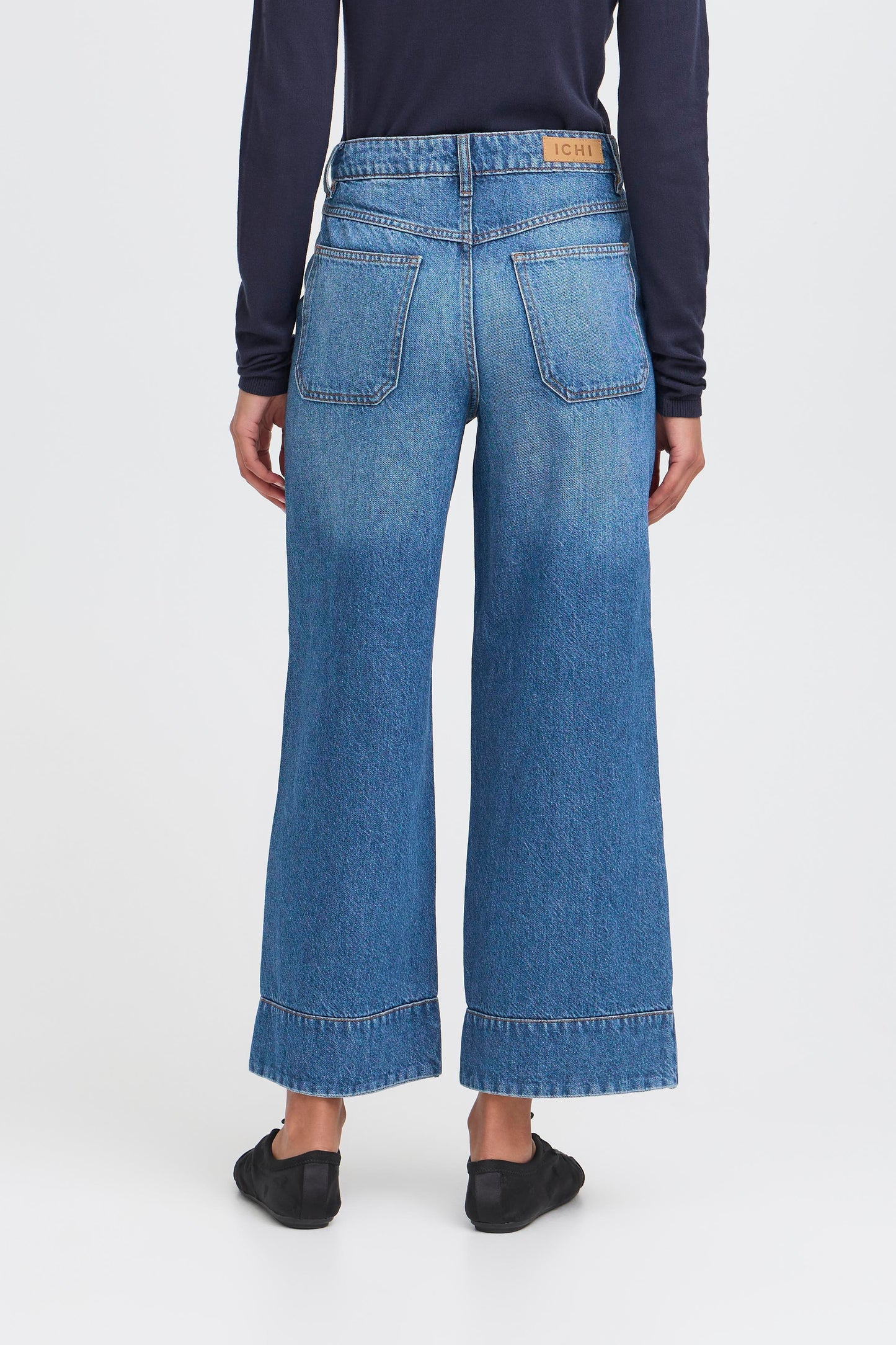 ICHI IHpamala Wide Leg Jean