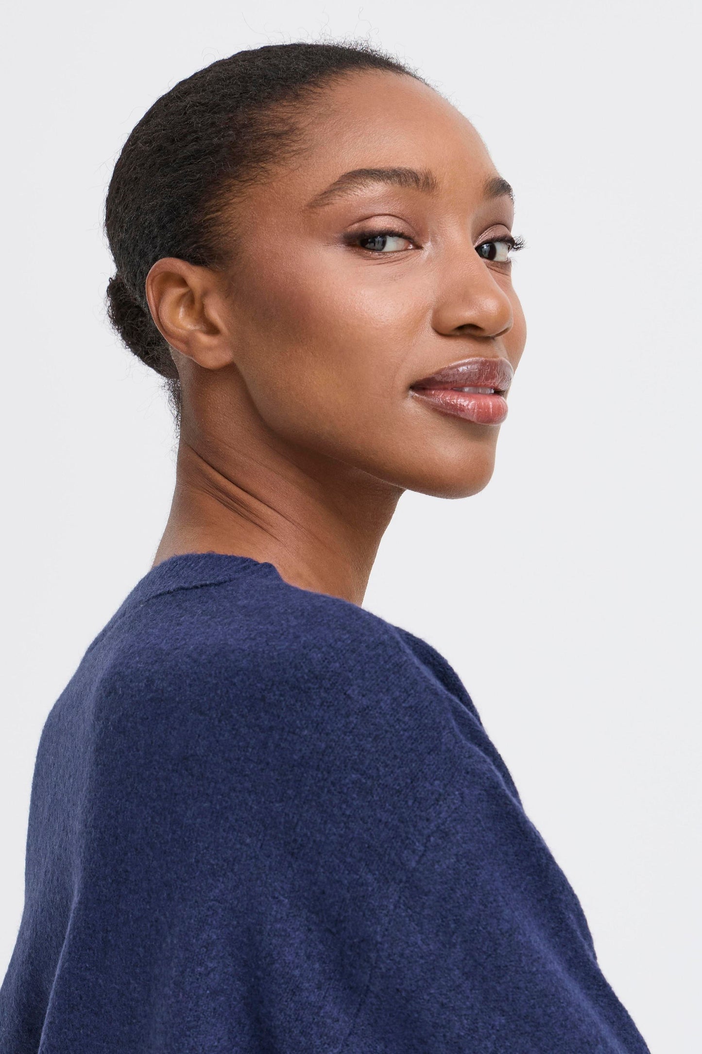 ICHI Dasila Knit Cardigan - Marine