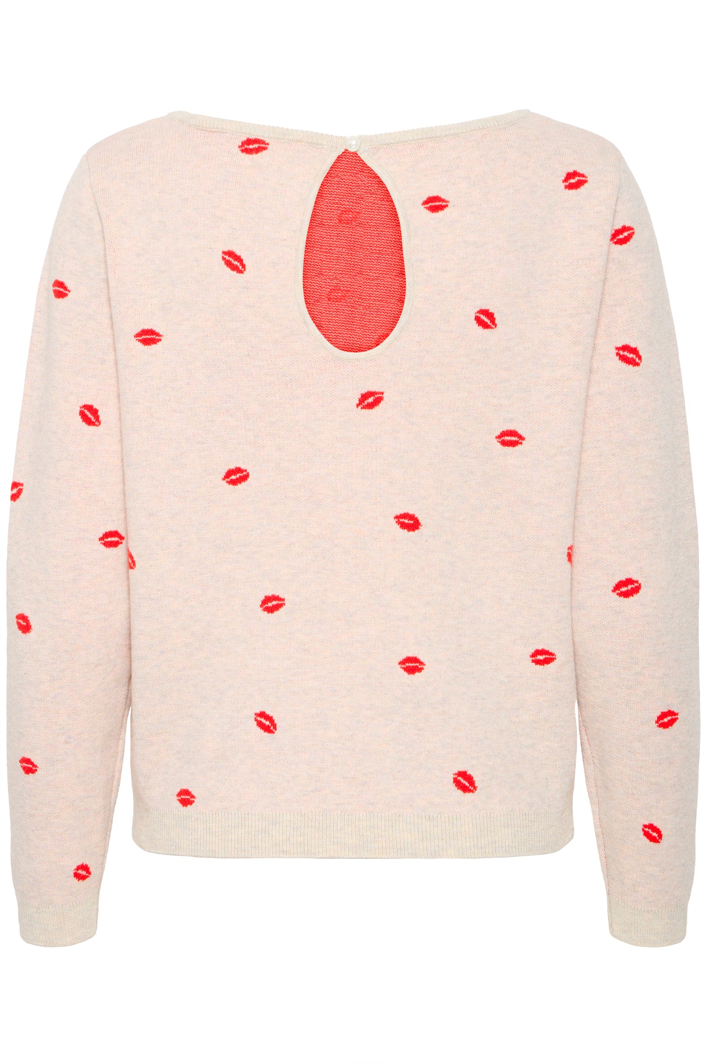 ICHI IHbrielle Kiss Knit Jumper - Oatmeal