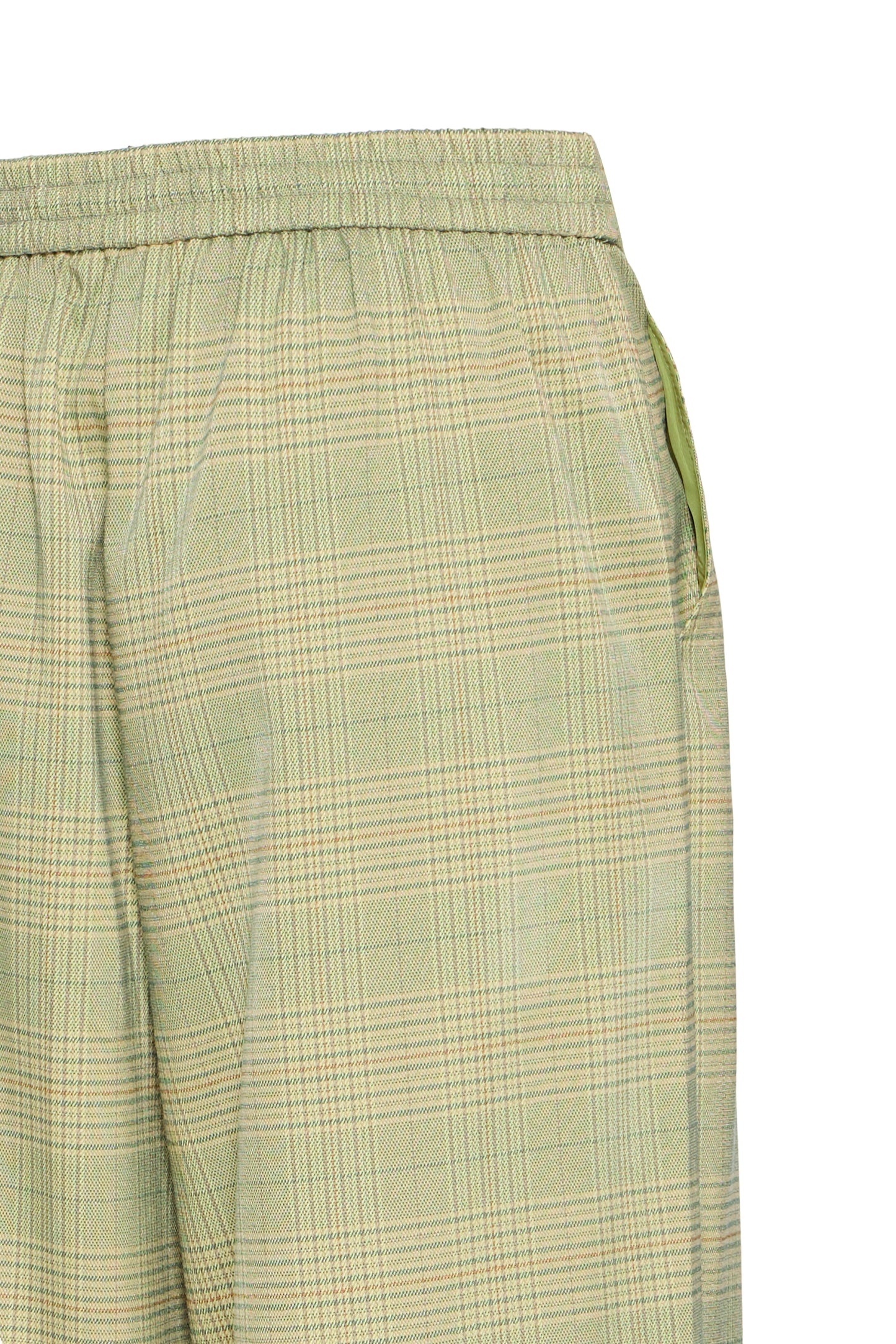 ICHI IHJolipa Check Pants - Green