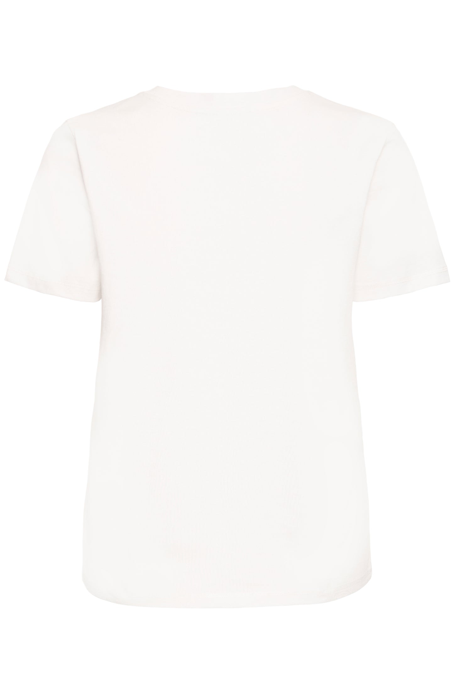 Back of plain white tee