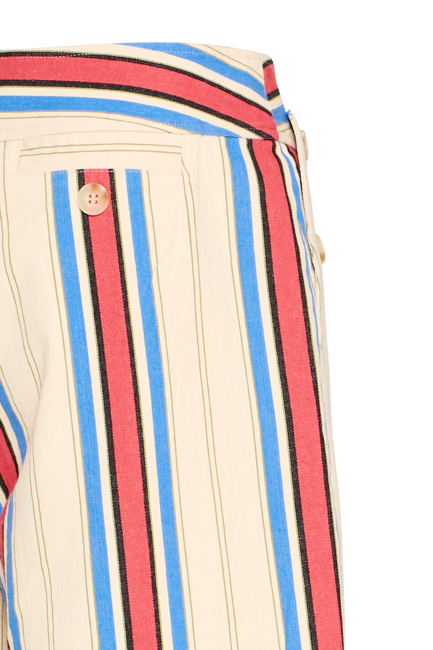 ICHI IHFania Striped Straight Leg Pant