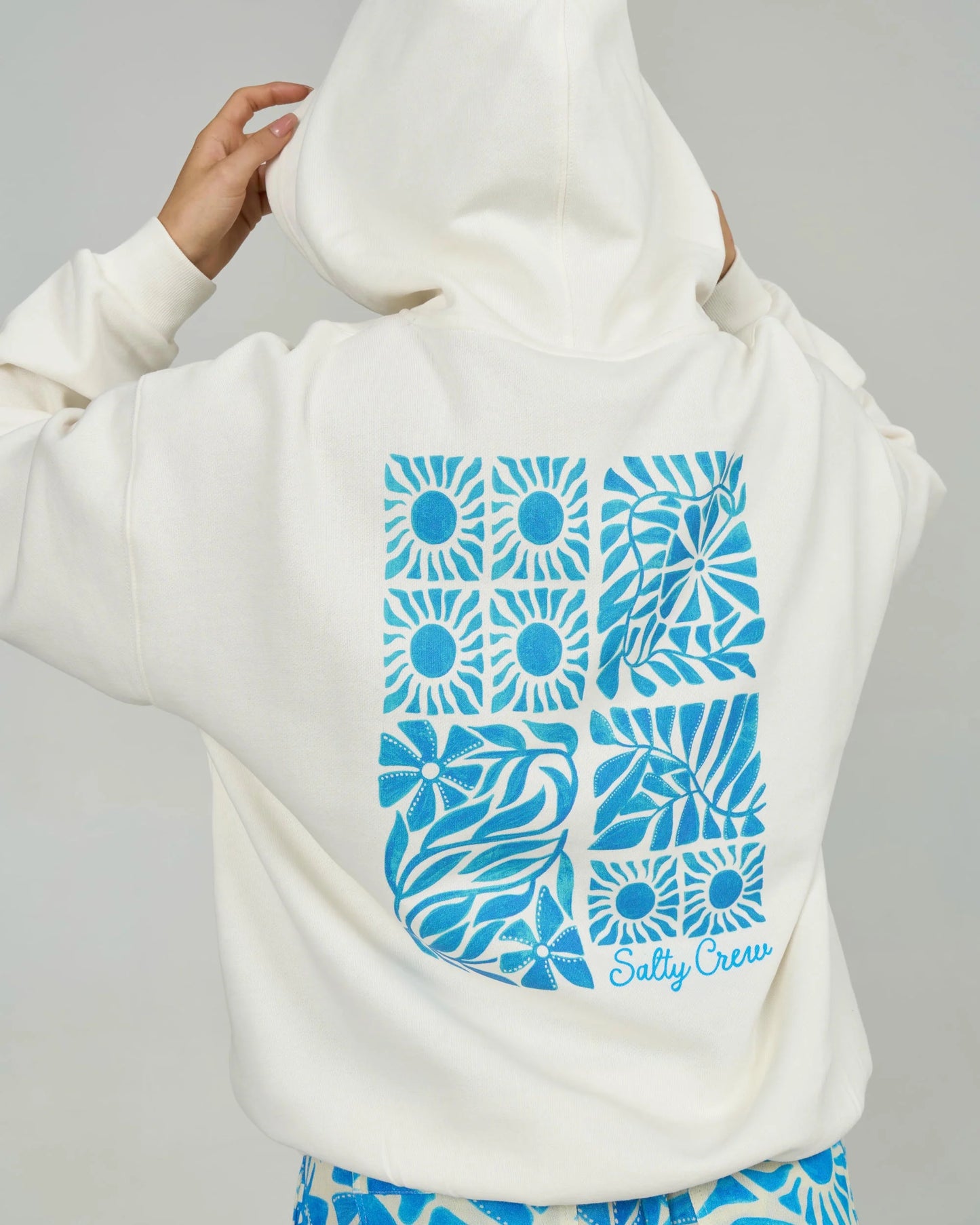 Salty Crew Sunblock Hoodie - Off White