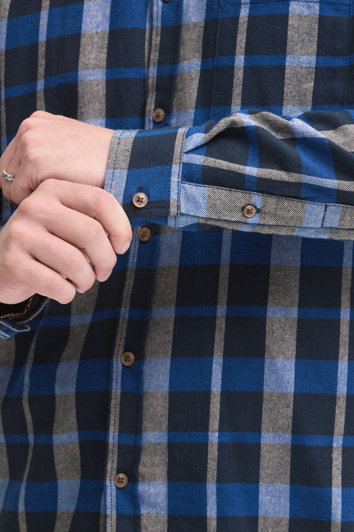 Blend Cai Shirt - Navy Check
