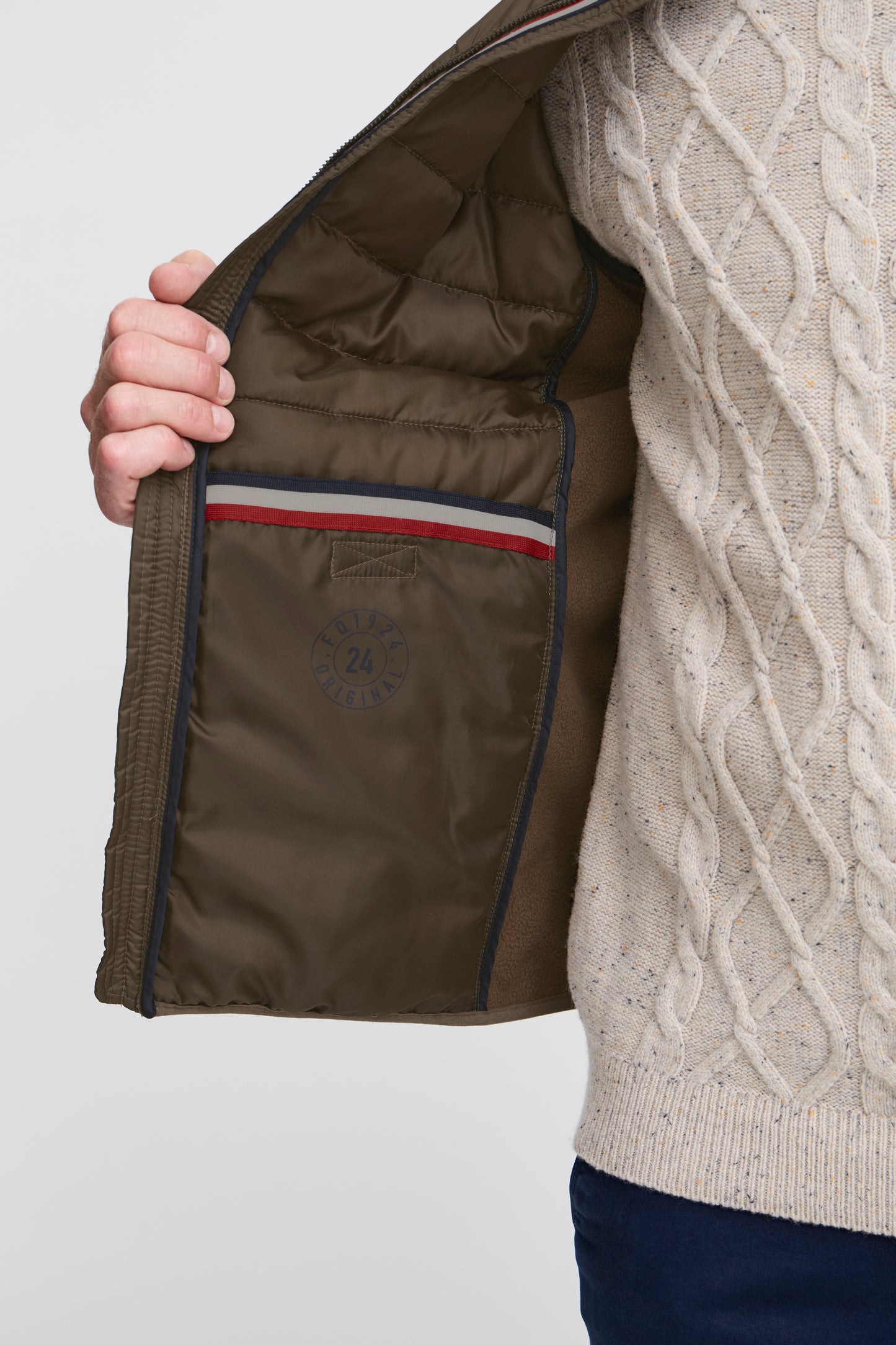 FQ1924 Jacob Quilted Jacket - Major Brown