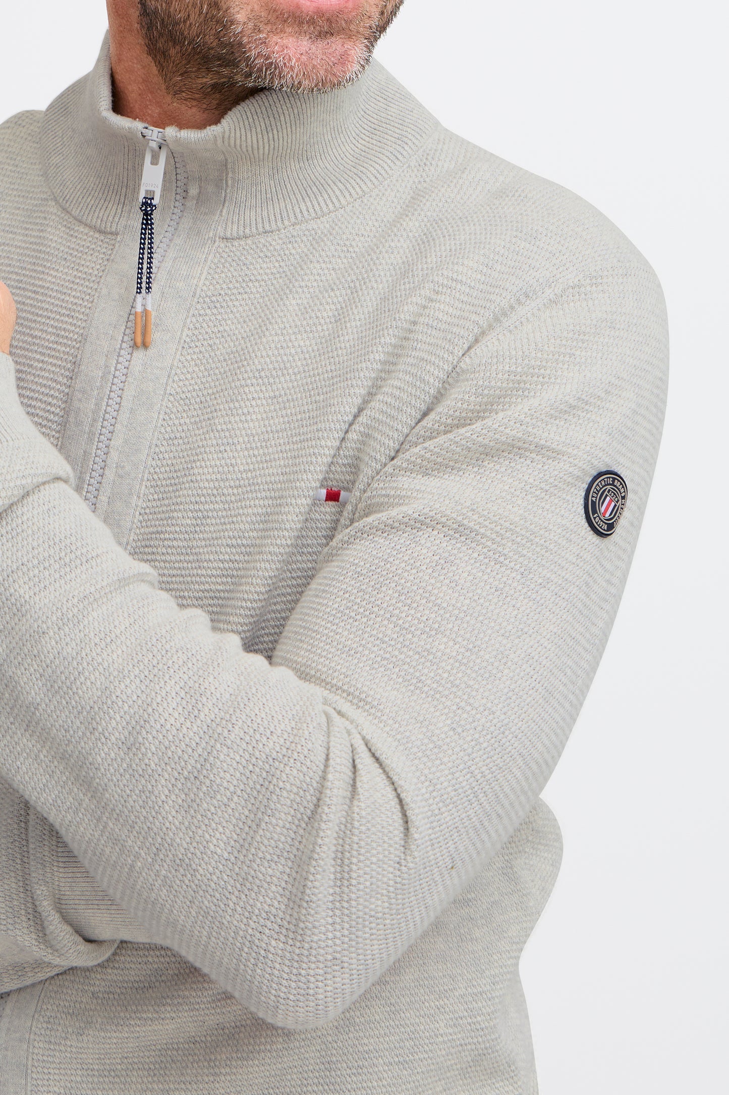 FQ1924 Killian Cardigan - Stone