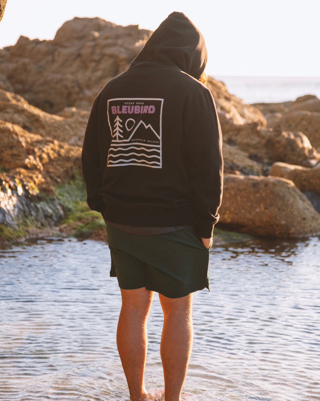 Bleubird Campout Hoodie - Black