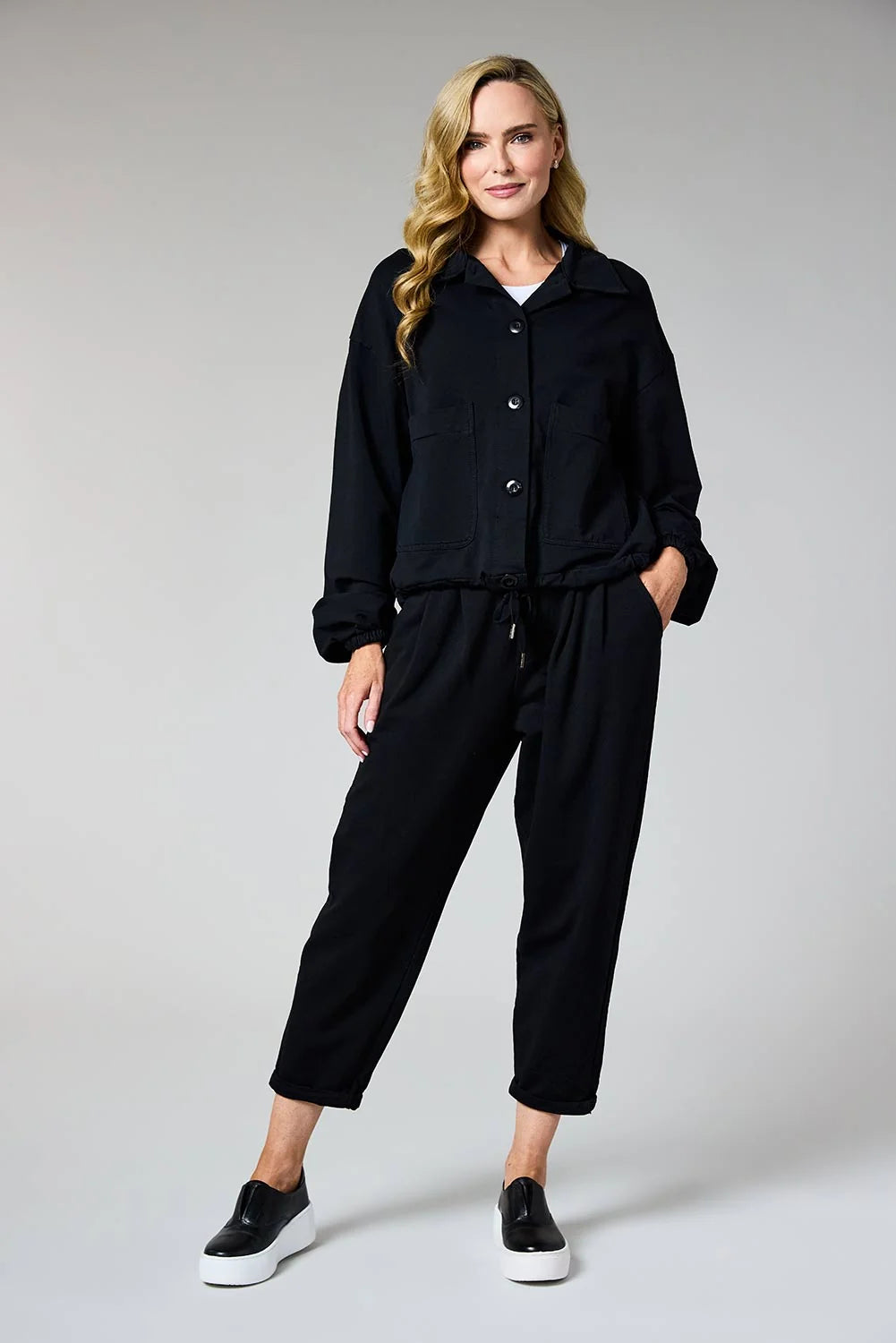 Deck Patch Pocket Jacket - Black
