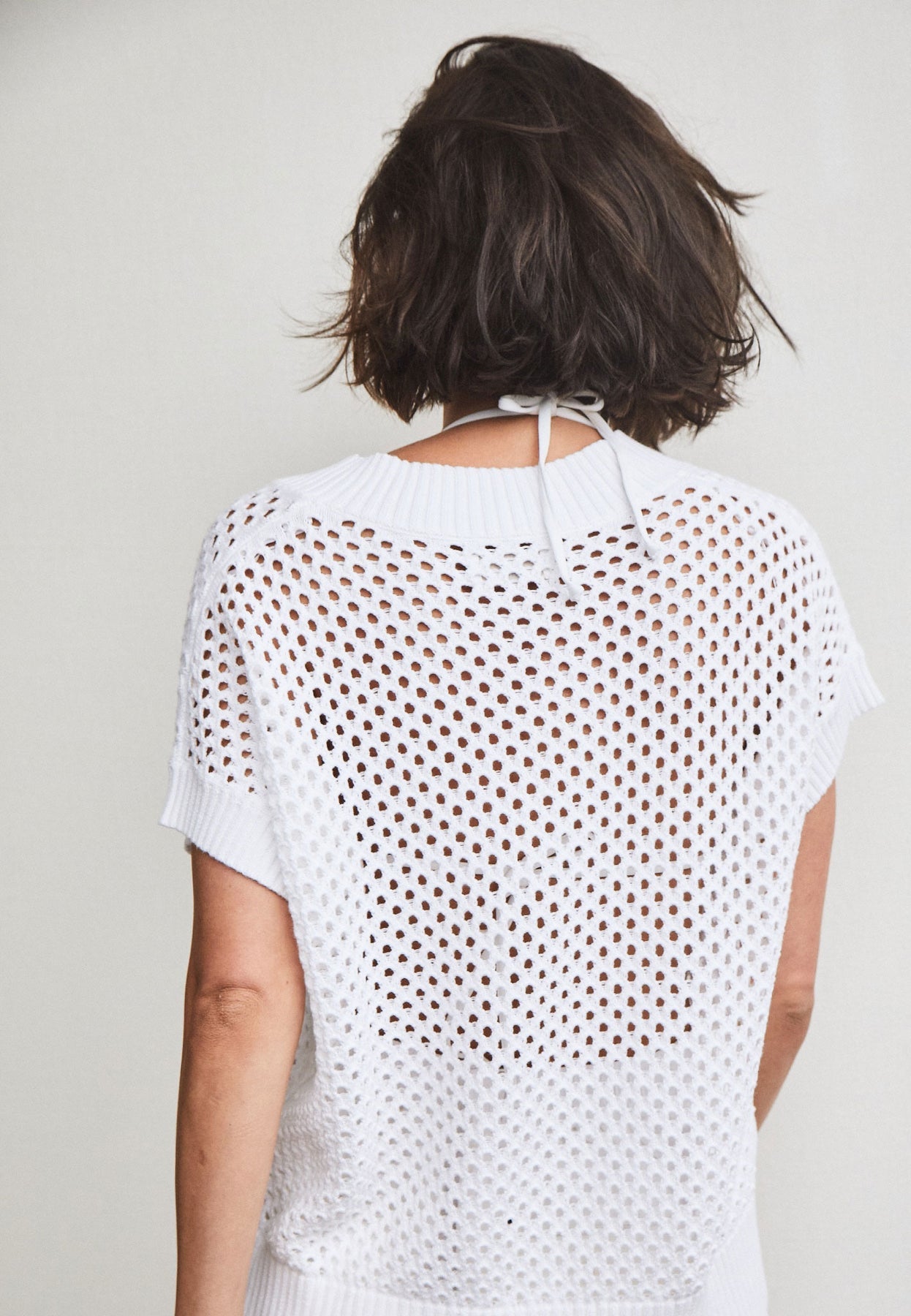 Fynch Hatton Crochet tank top - White