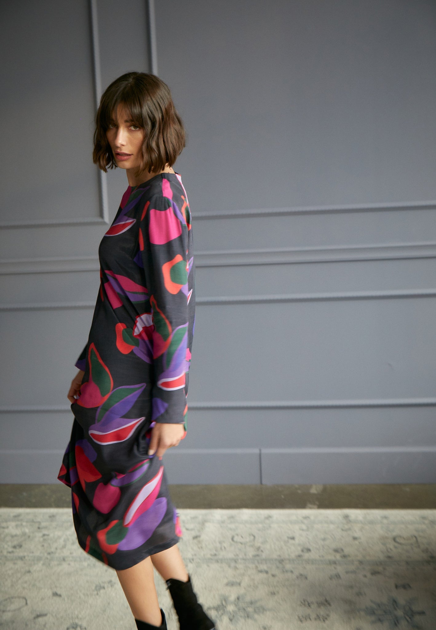 Fynch Hatton Colourful Dress - Violet