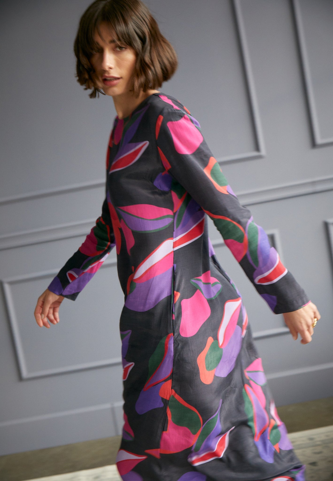 Fynch Hatton Colourful Dress - Violet