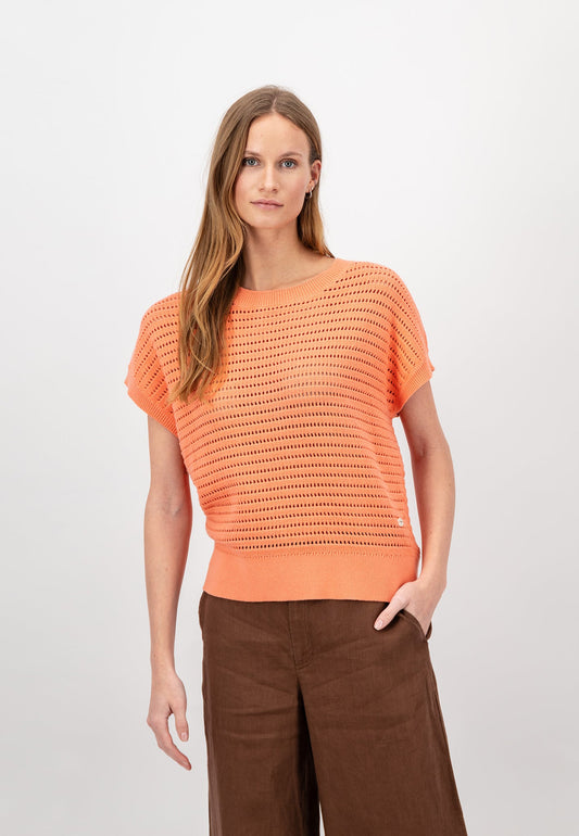 Fynch Hatton Sleeveless Jumper -Bright Apricot