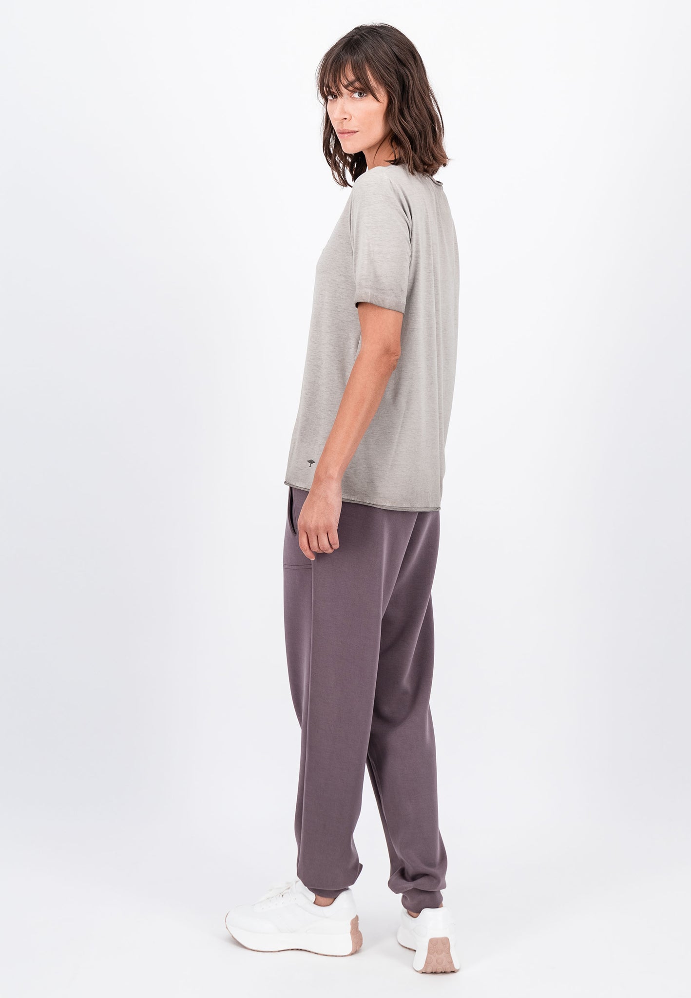 Fynch Hatton Garment Dye Tee - Taupe