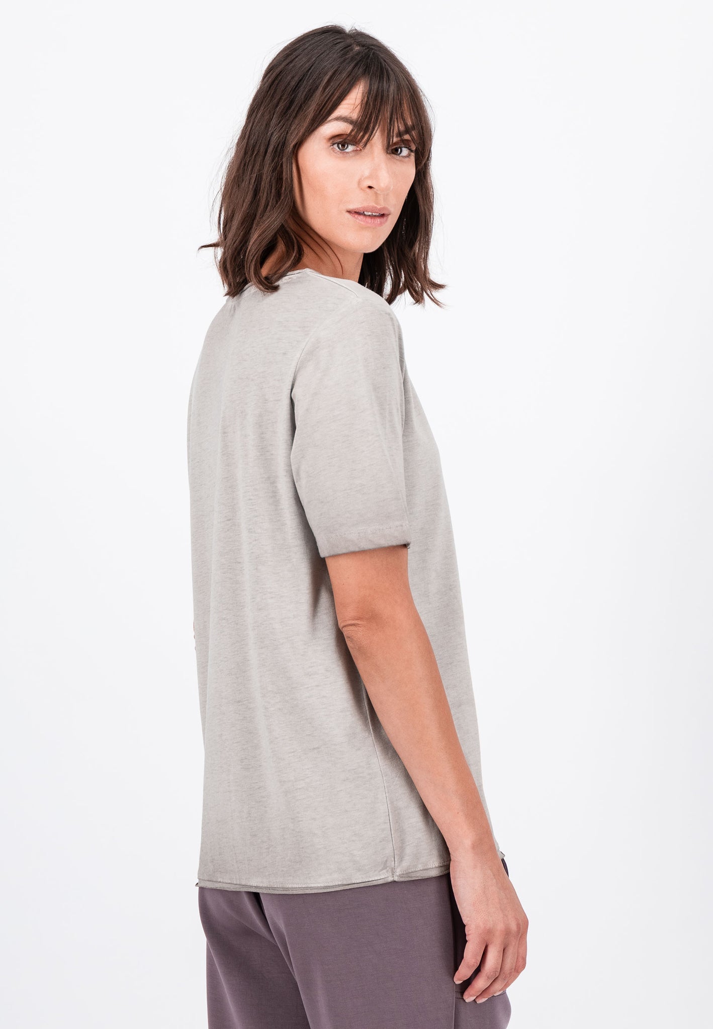Fynch Hatton Garment Dye Tee - Taupe