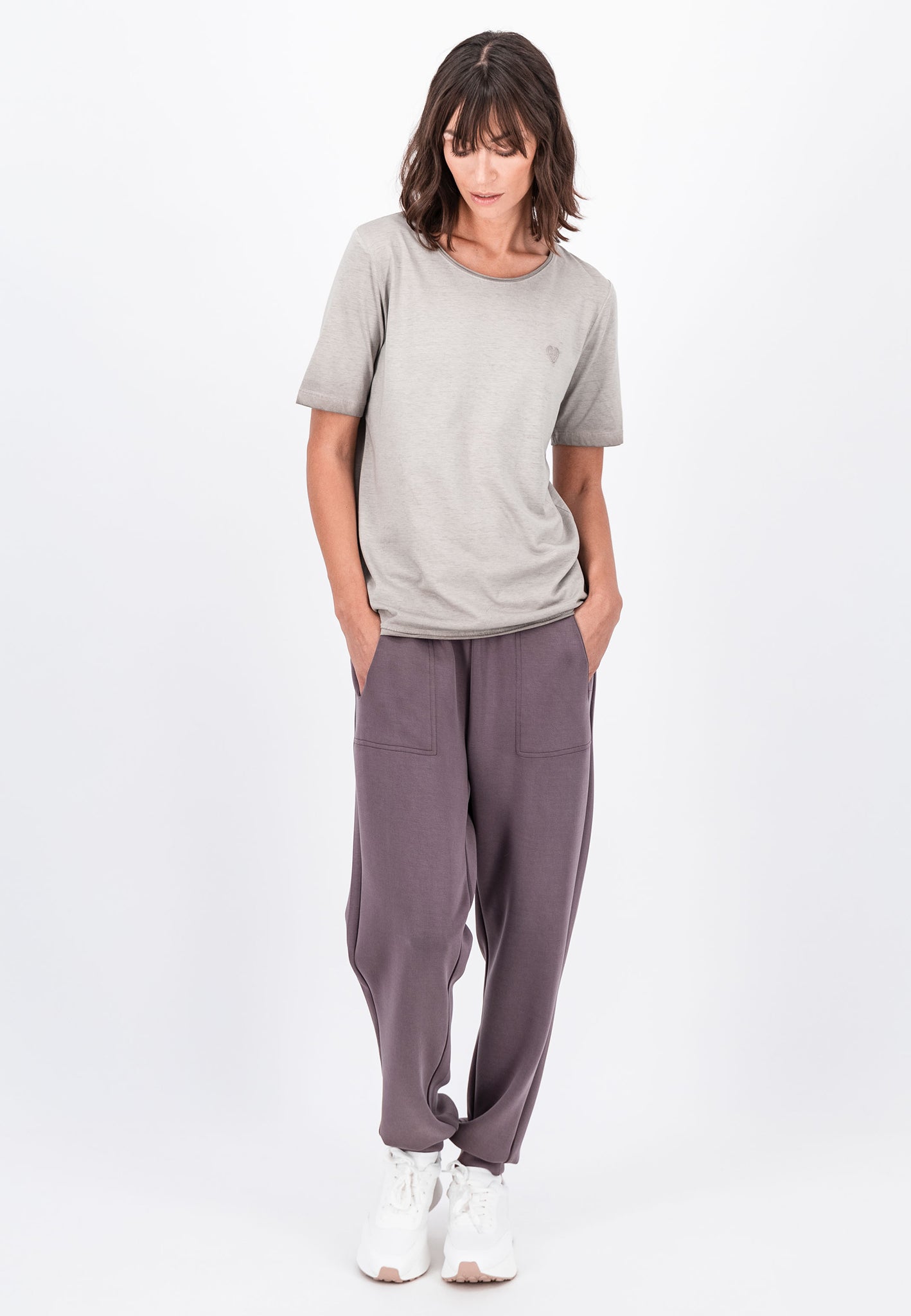 Fynch Hatton Garment Dye Tee - Taupe