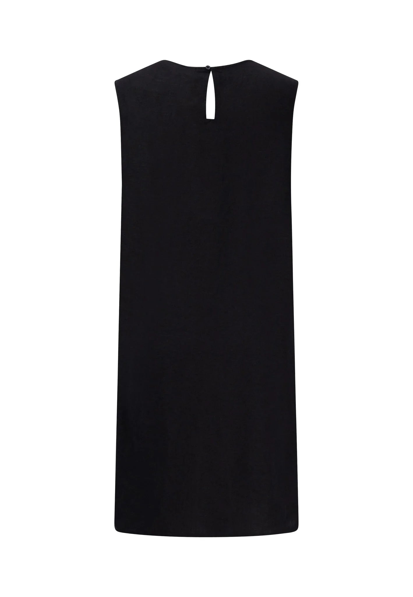 Fynch Hatton Linen Blend Midi Dress - Black