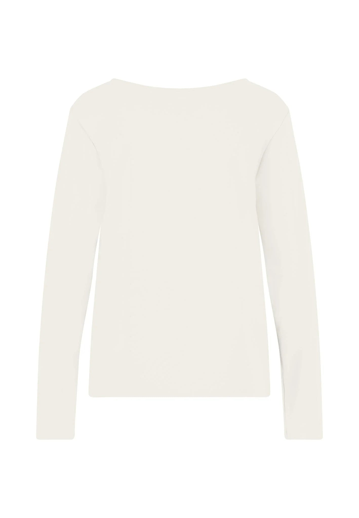 Fynch Hatton Long sleeve Jersey Top - Milk