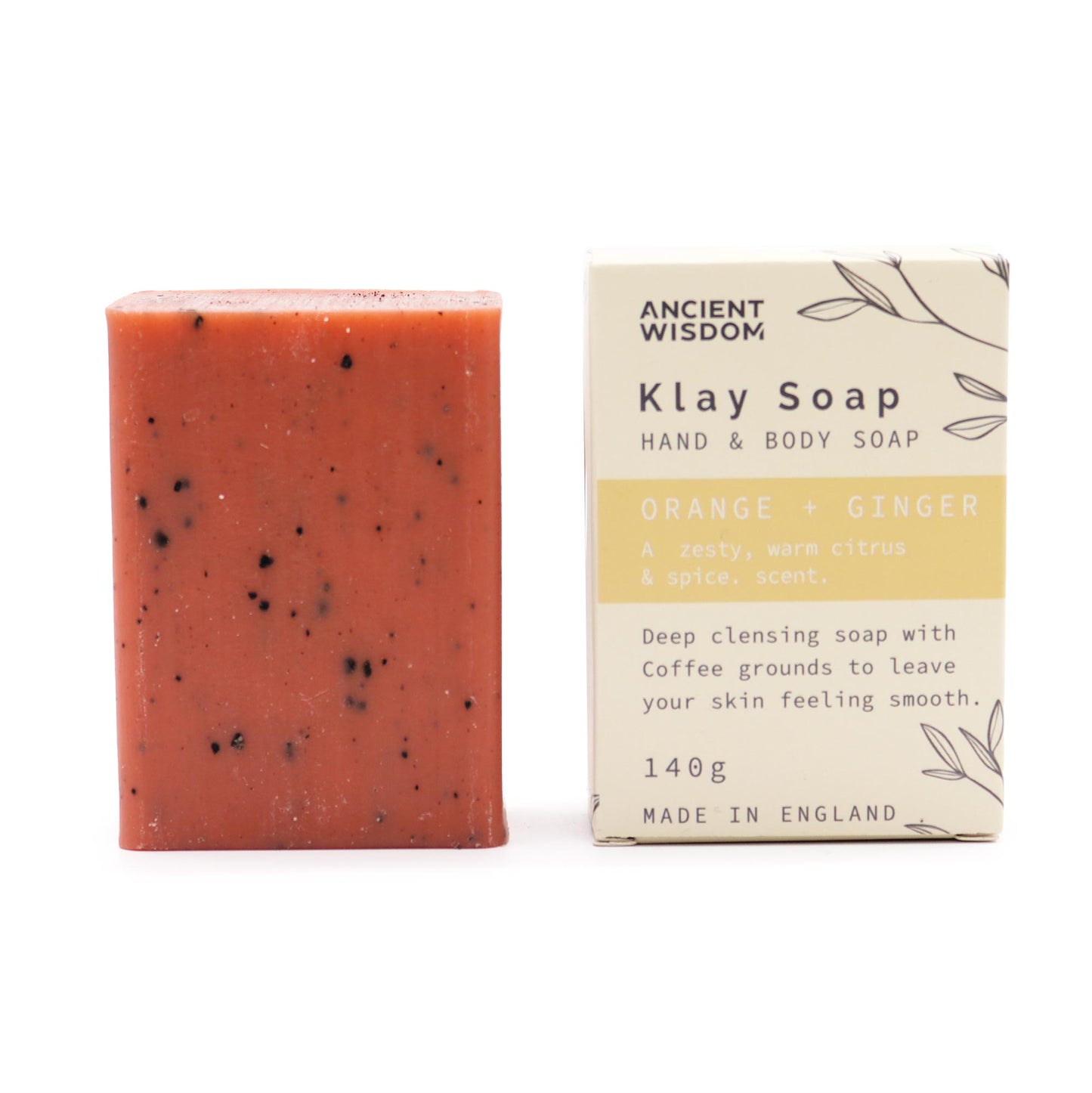 Ancient Wisdom Klay Soap - Orange and Ginger